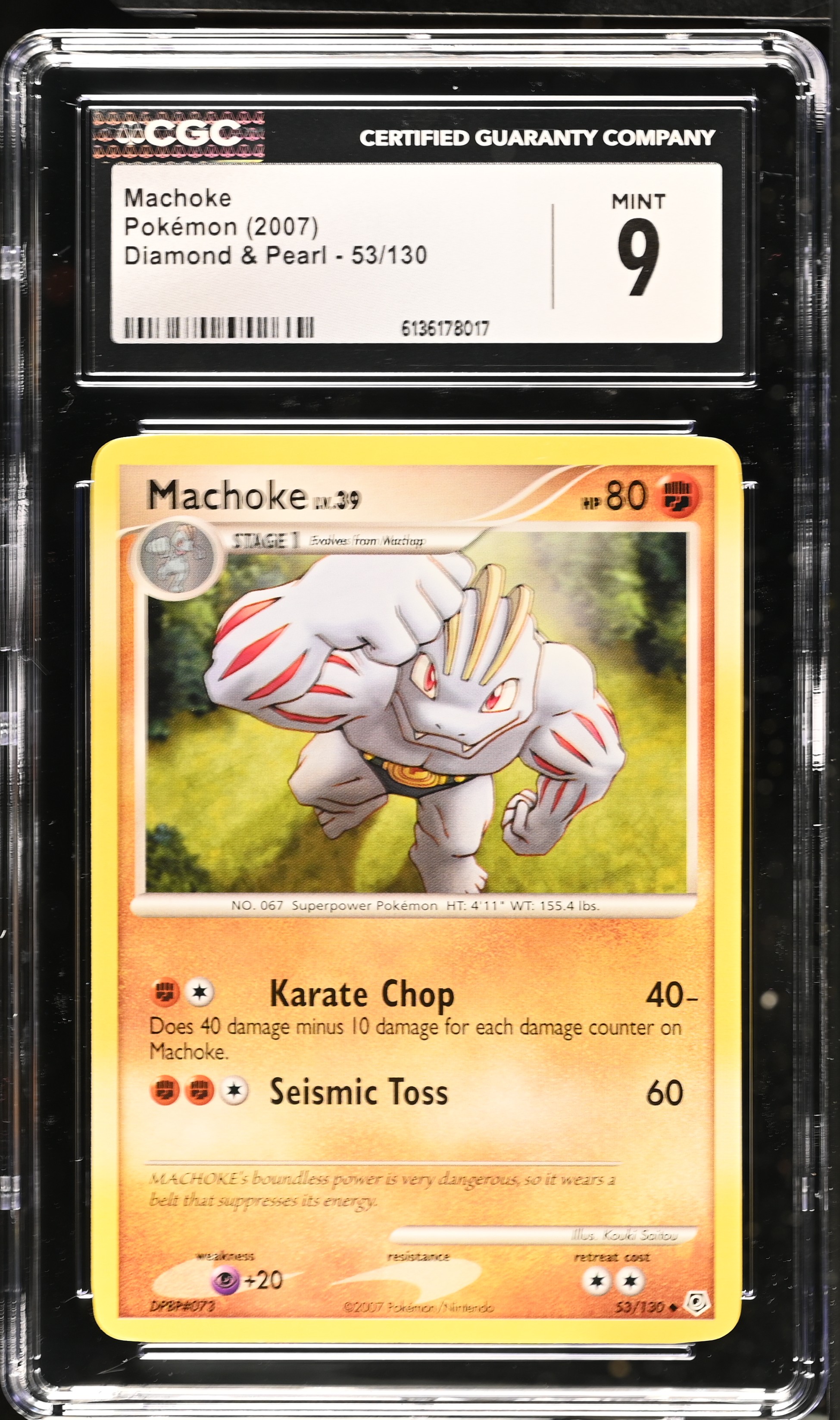 2007 Pokemon Diamond & Pearl Machoke English
