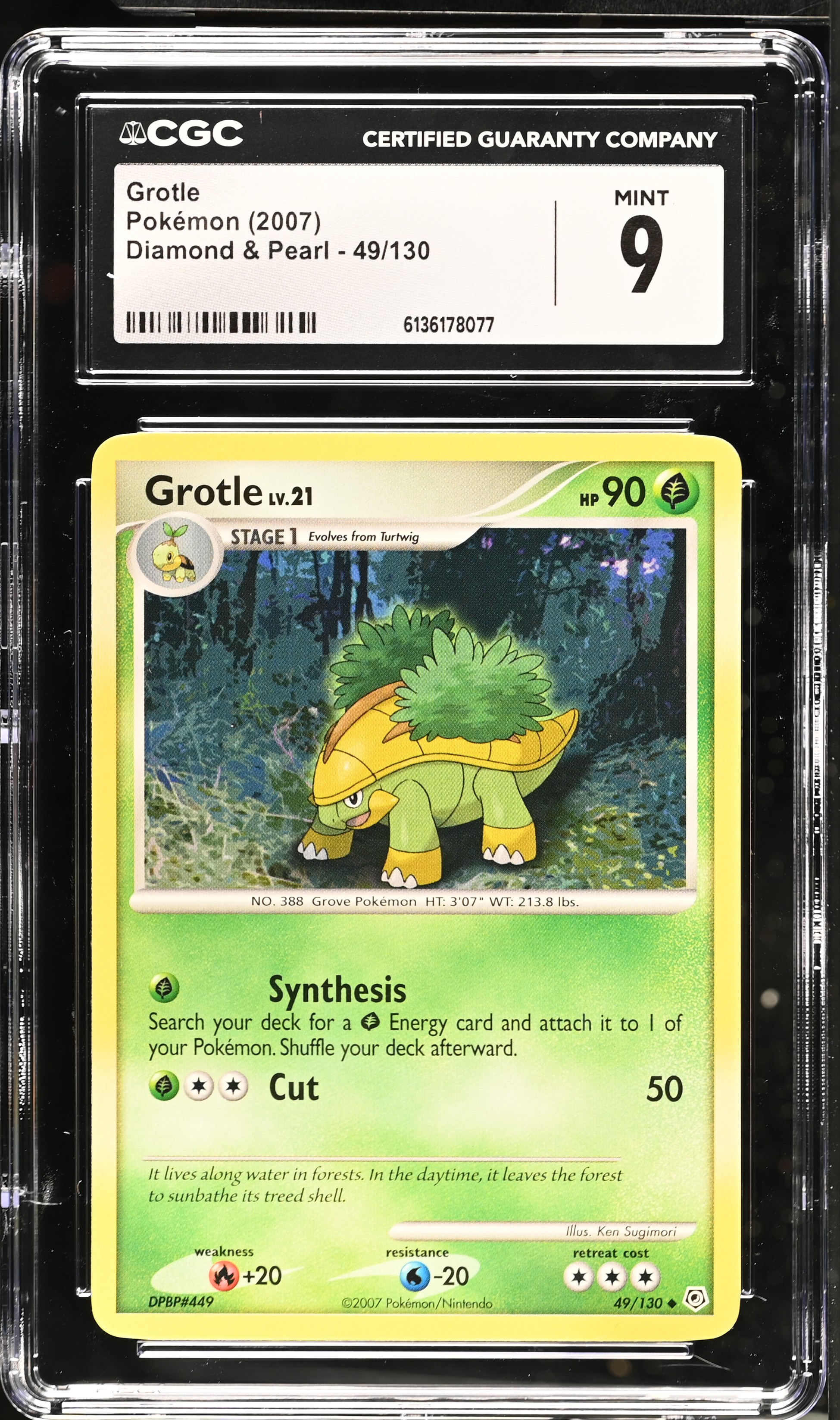 2007 Nintendo Diamond & Pearl Pokemon Grotle