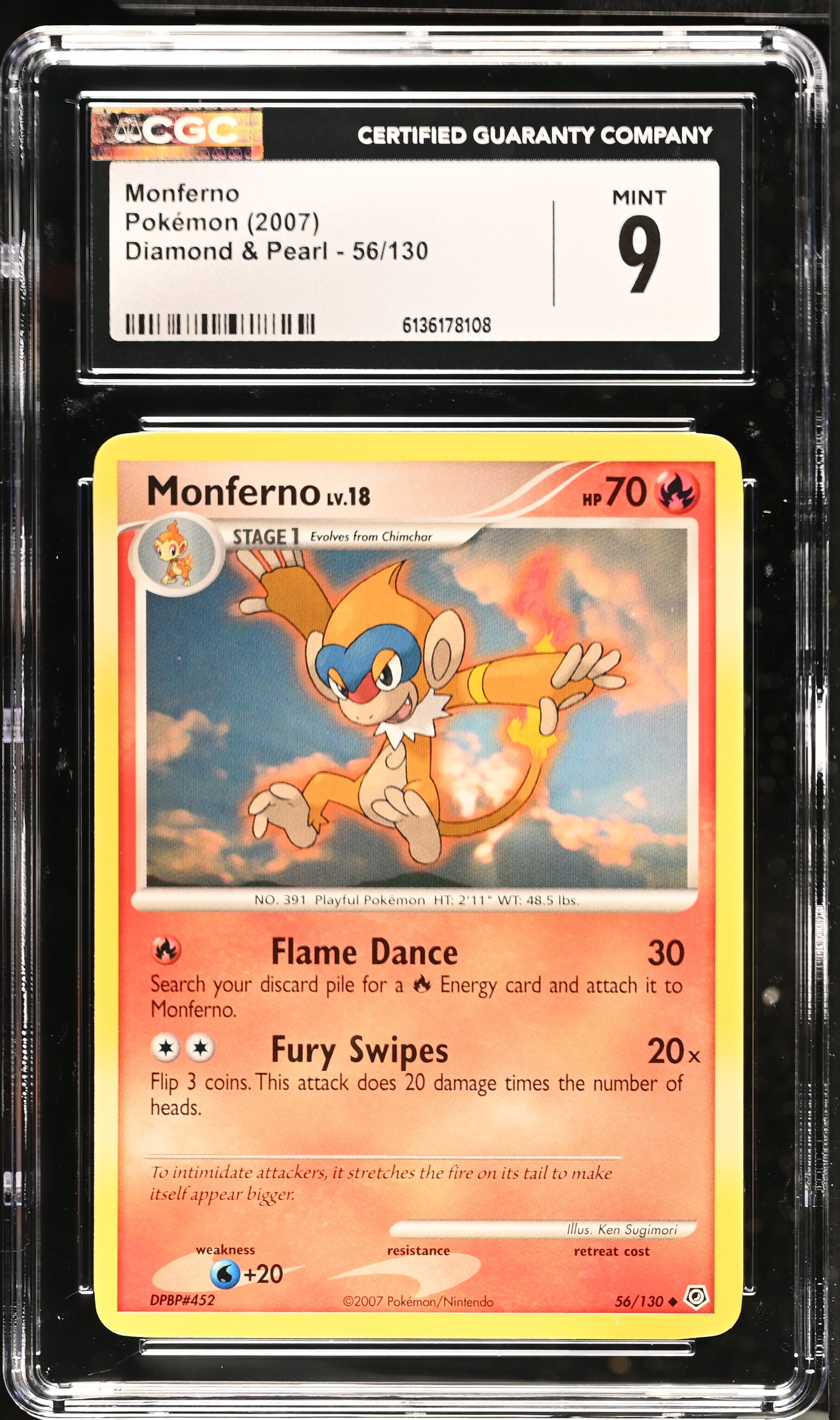 2007 Pokemon Diamond & Pearl Monferno English