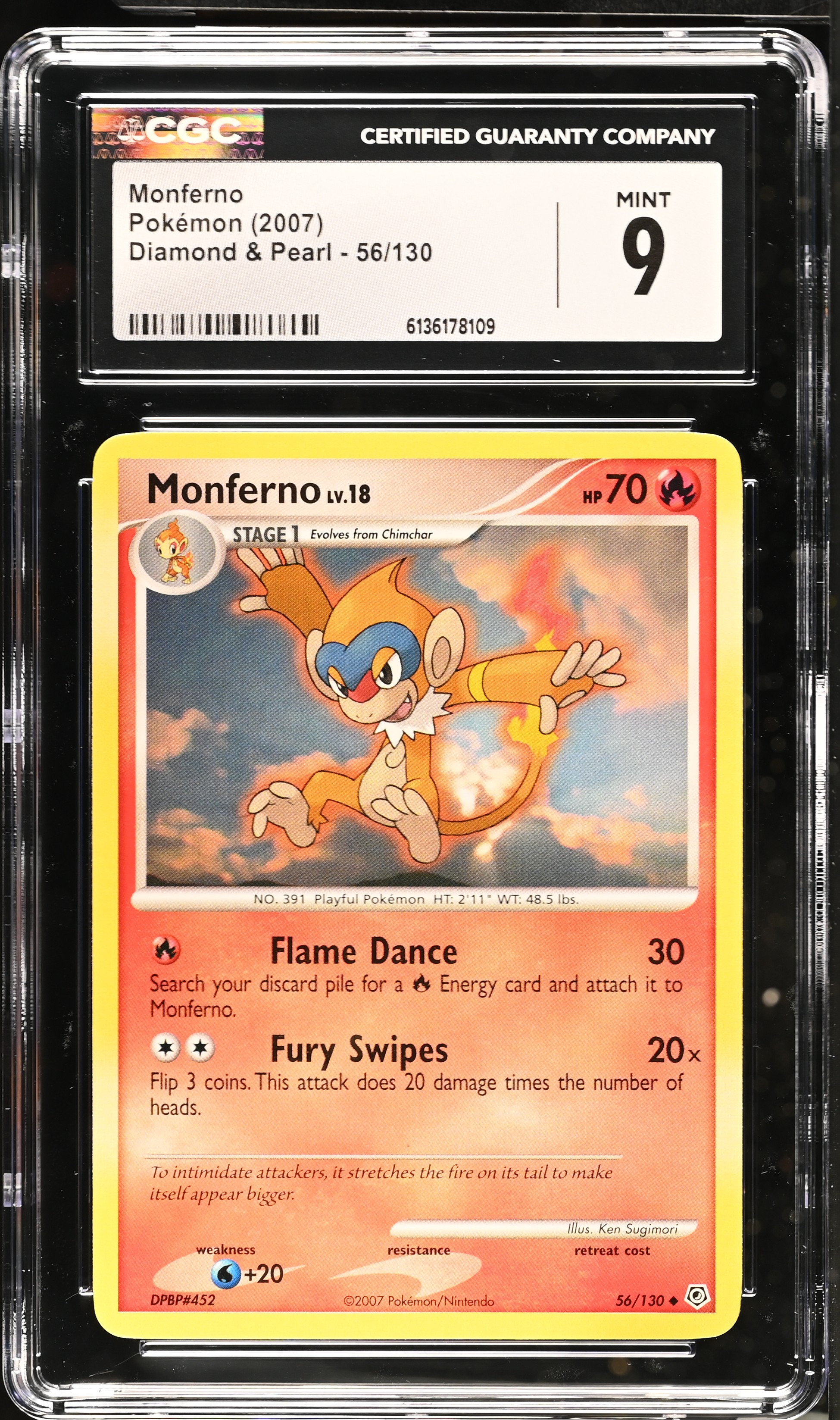 2007 Pokemon Diamond & Pearl Monferno English