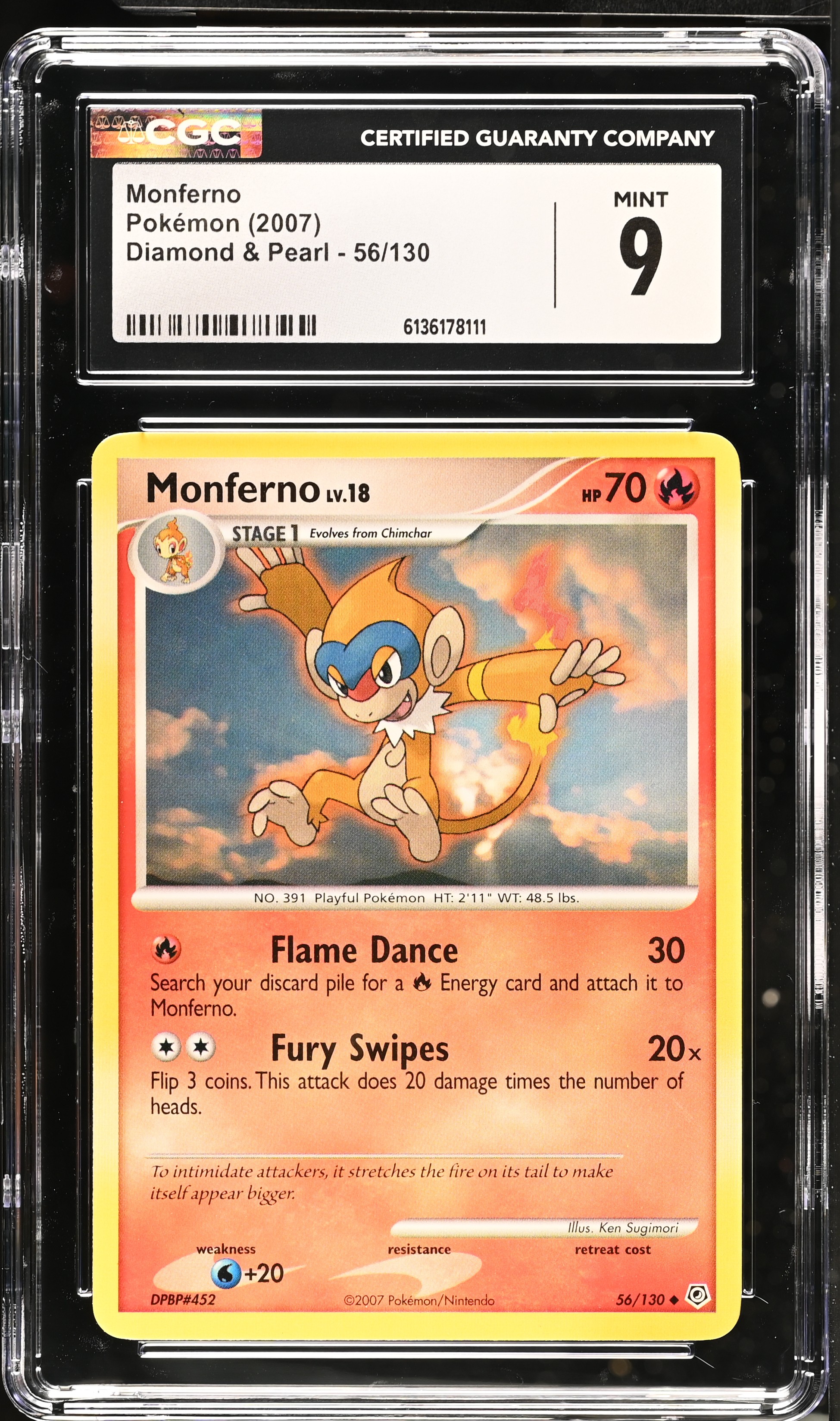 2007 Pokemon Diamond & Pearl Monferno English