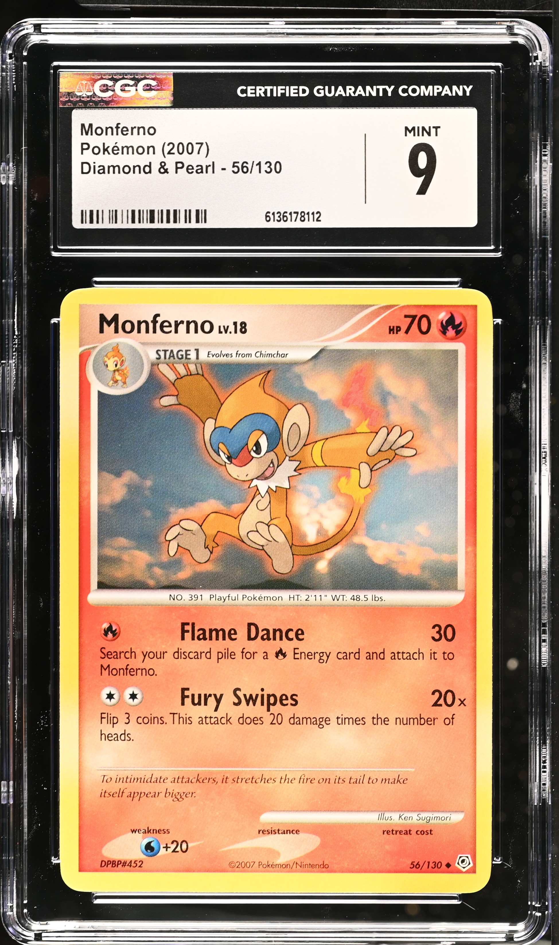 2007 Pokemon Diamond & Pearl Monferno English