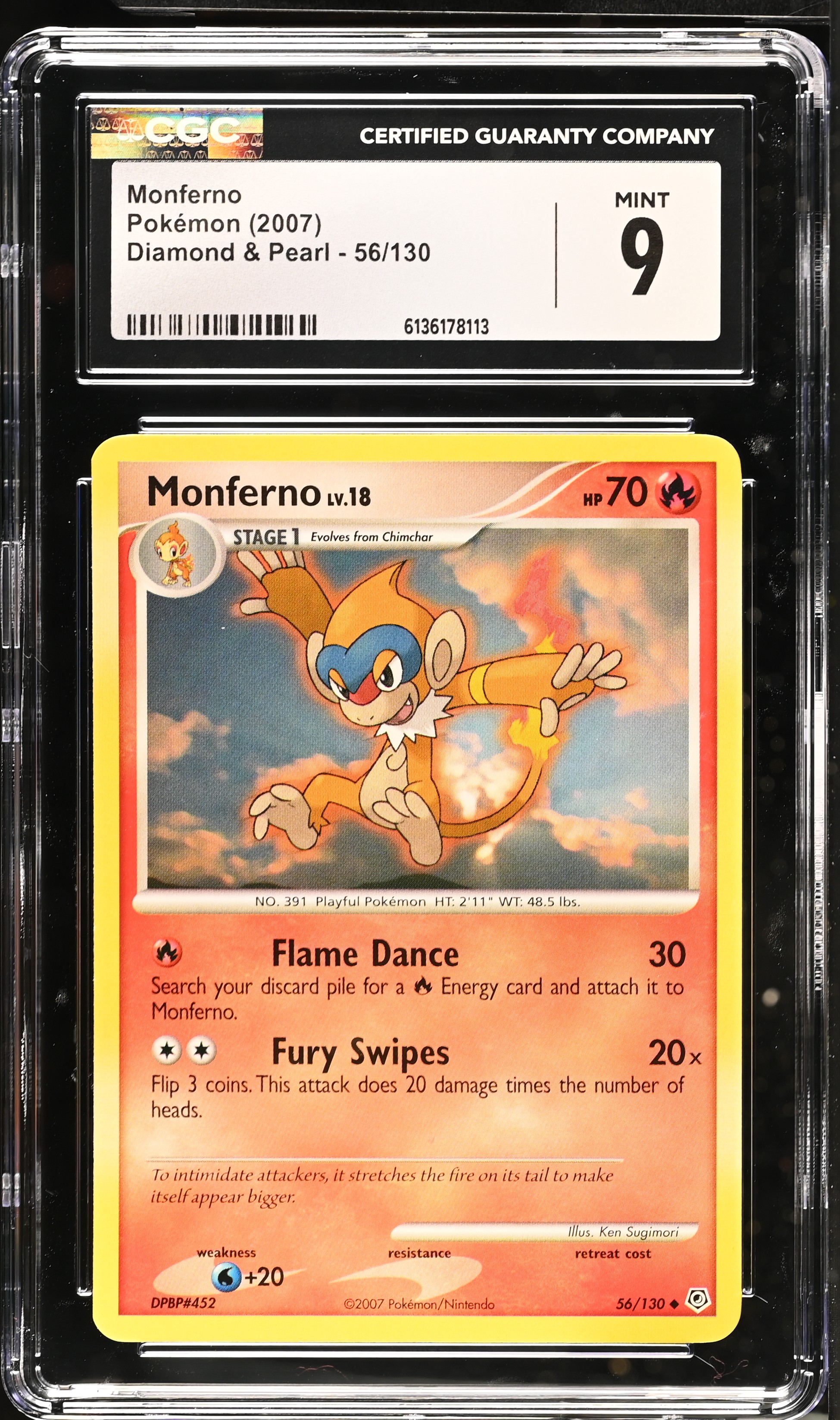 2007 Pokemon Diamond & Pearl Monferno English