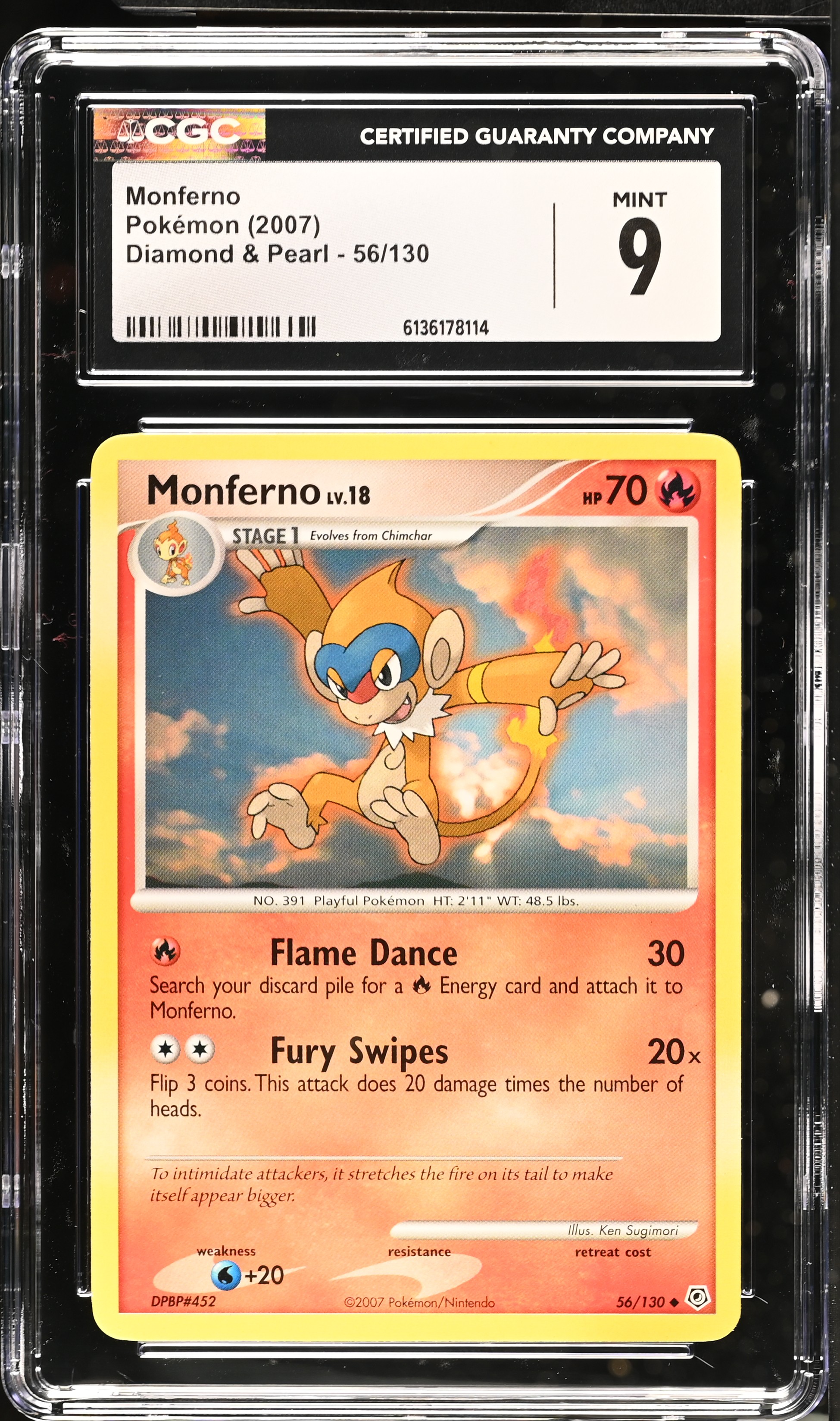 2007 Pokemon Diamond & Pearl Monferno English