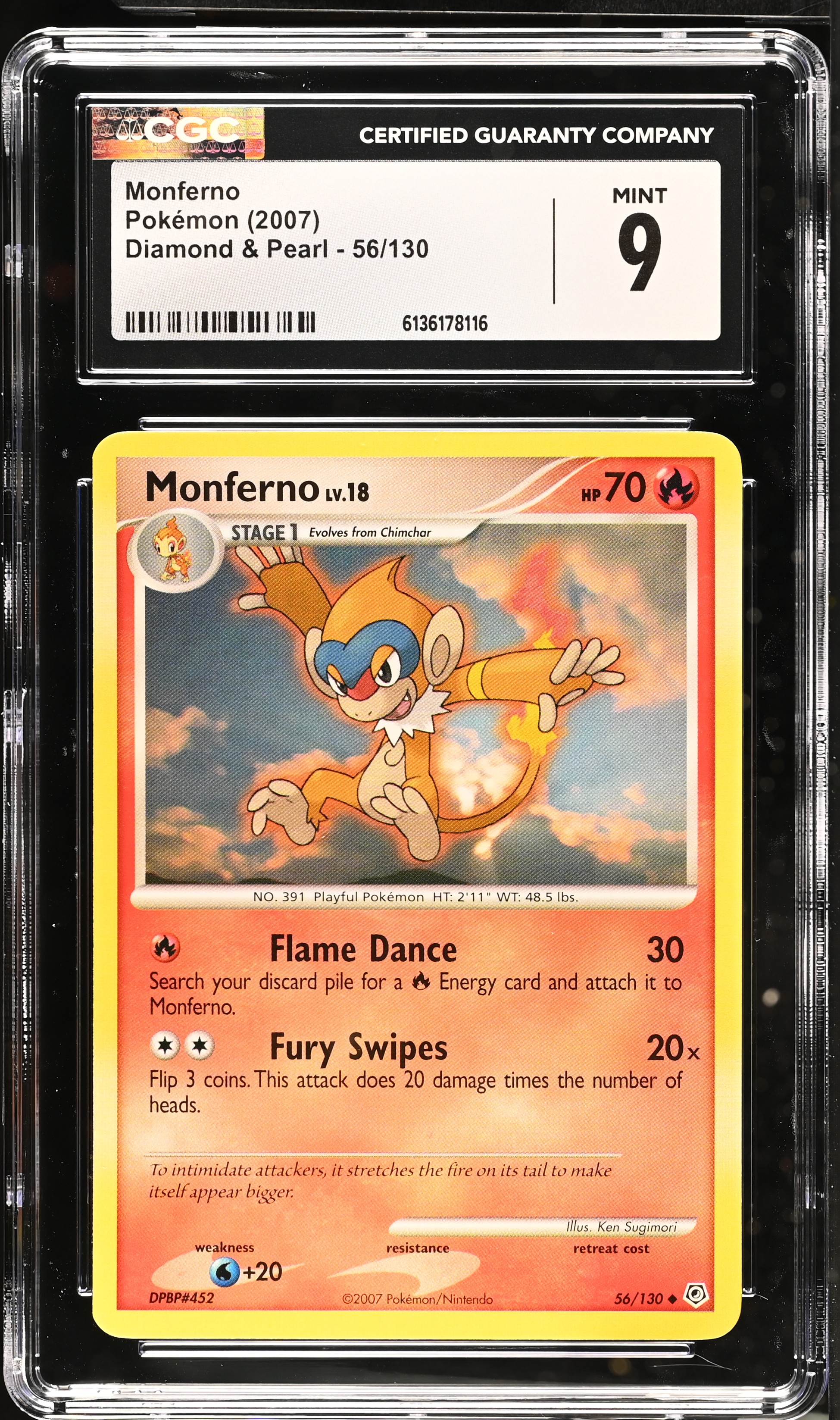 2007 Pokemon Diamond & Pearl Monferno English