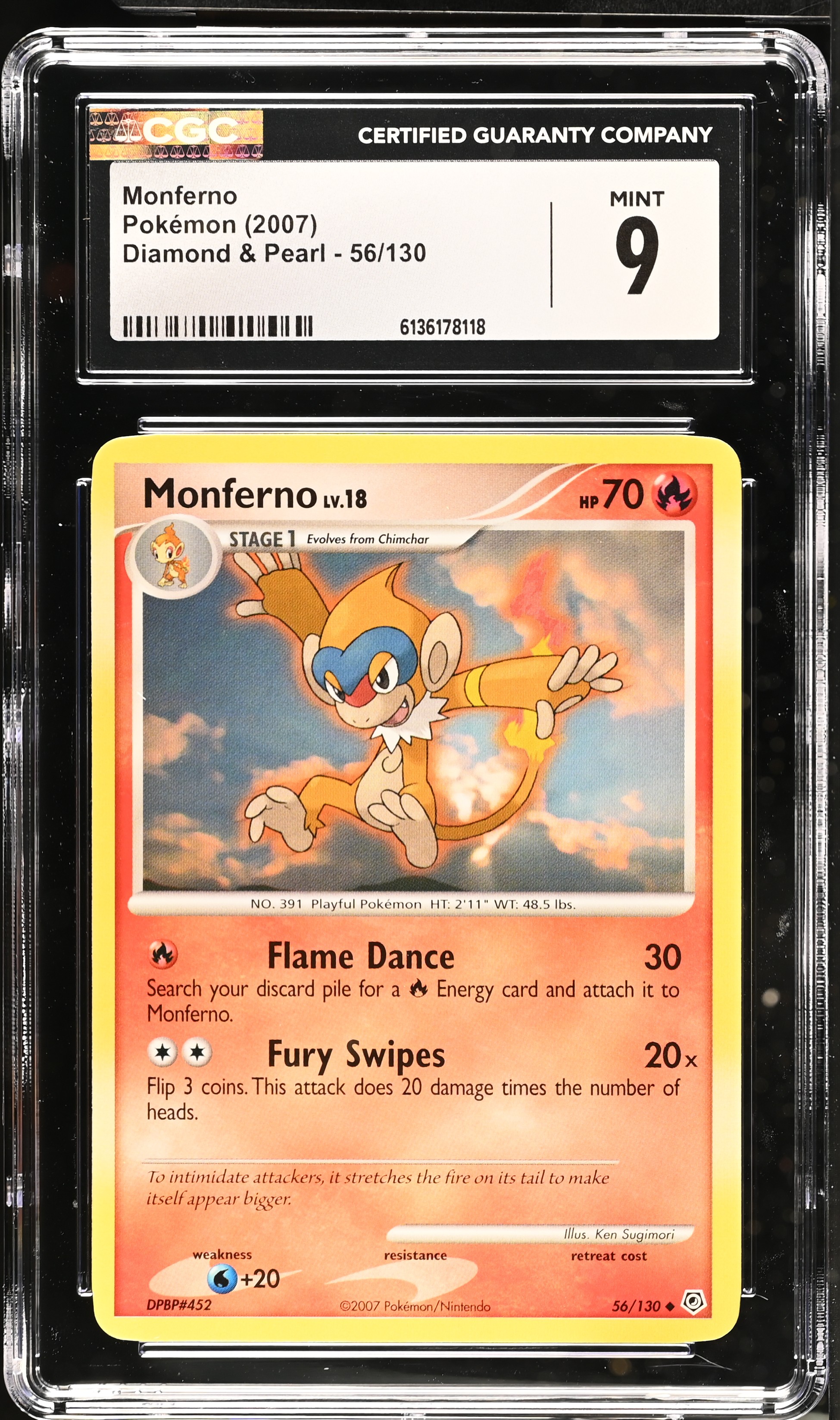 2007 Pokemon Diamond & Pearl Monferno English