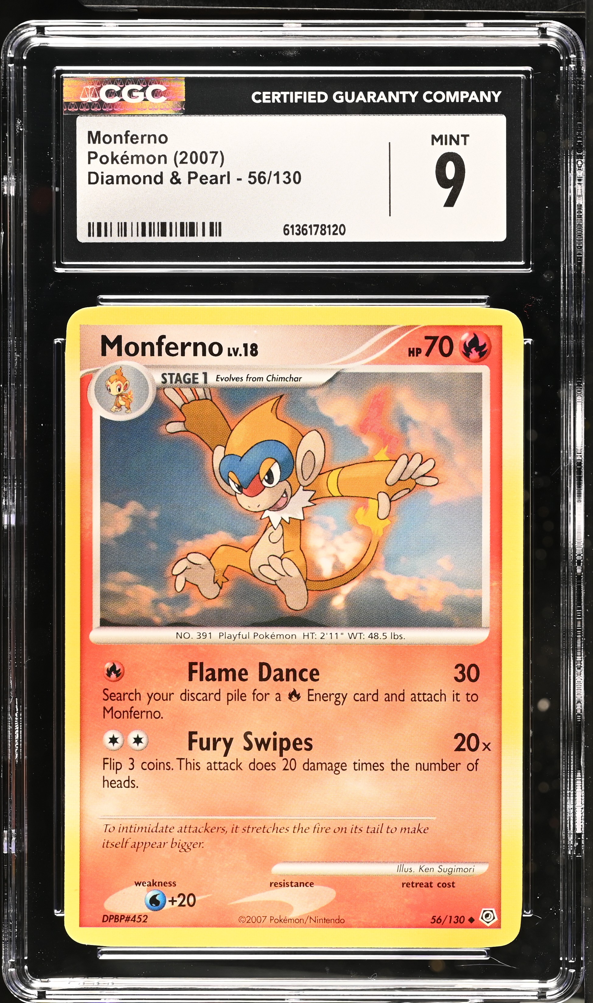 2007 Pokemon Diamond & Pearl Monferno English