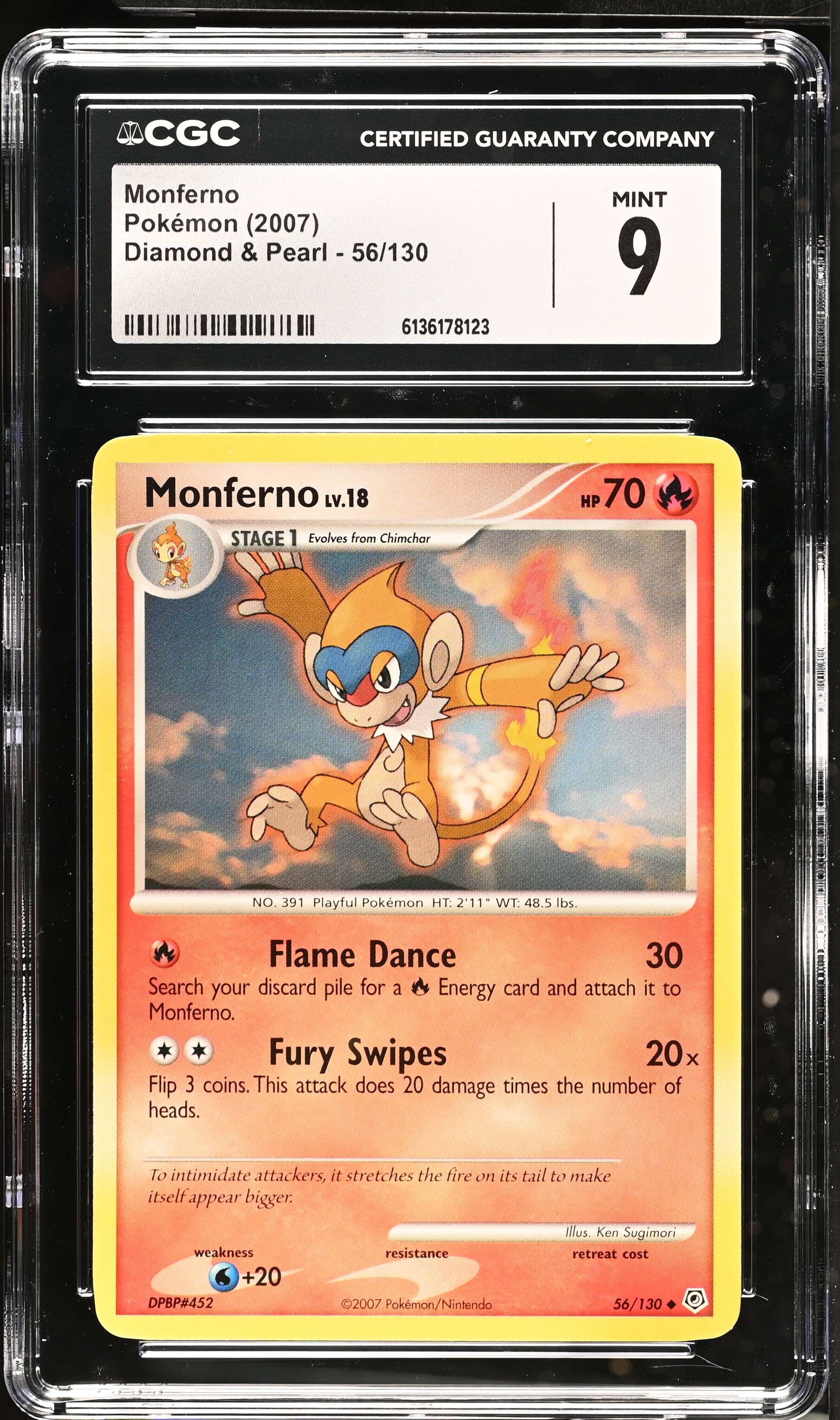 2007 Pokemon Diamond & Pearl Monferno English