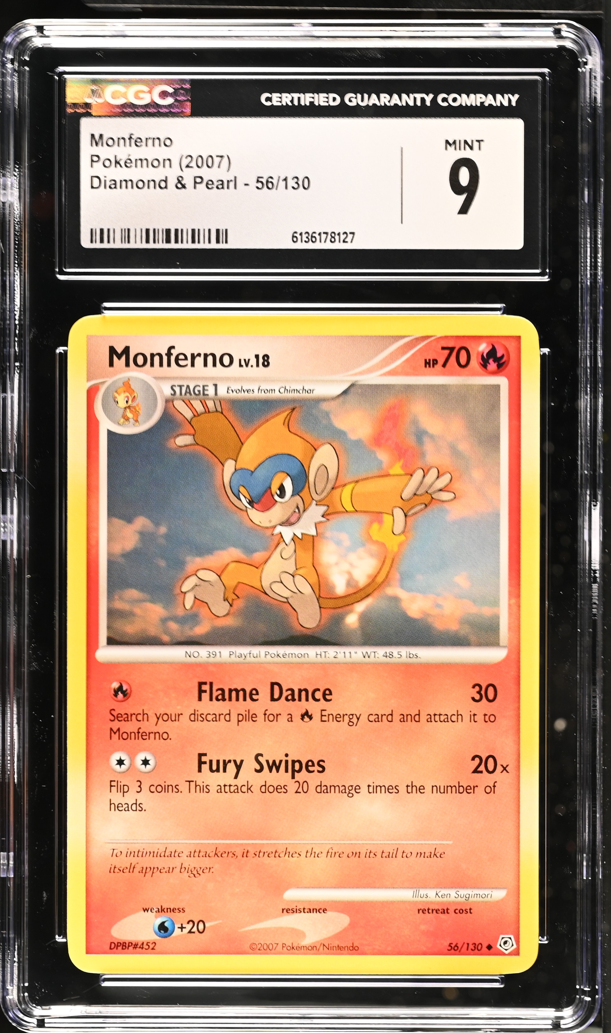 2007 Pokemon Diamond & Pearl Monferno English