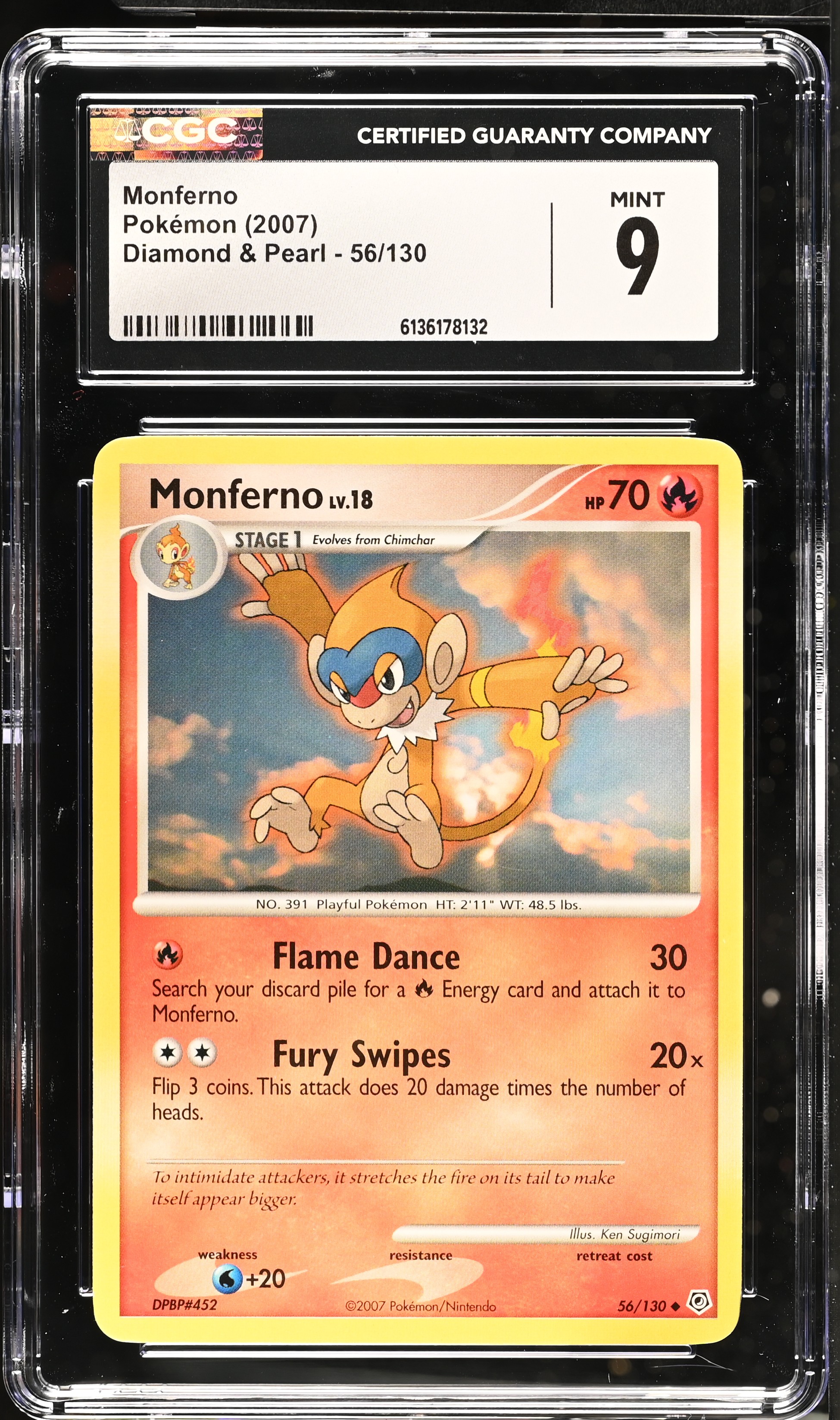 2007 Pokemon Diamond & Pearl Monferno English