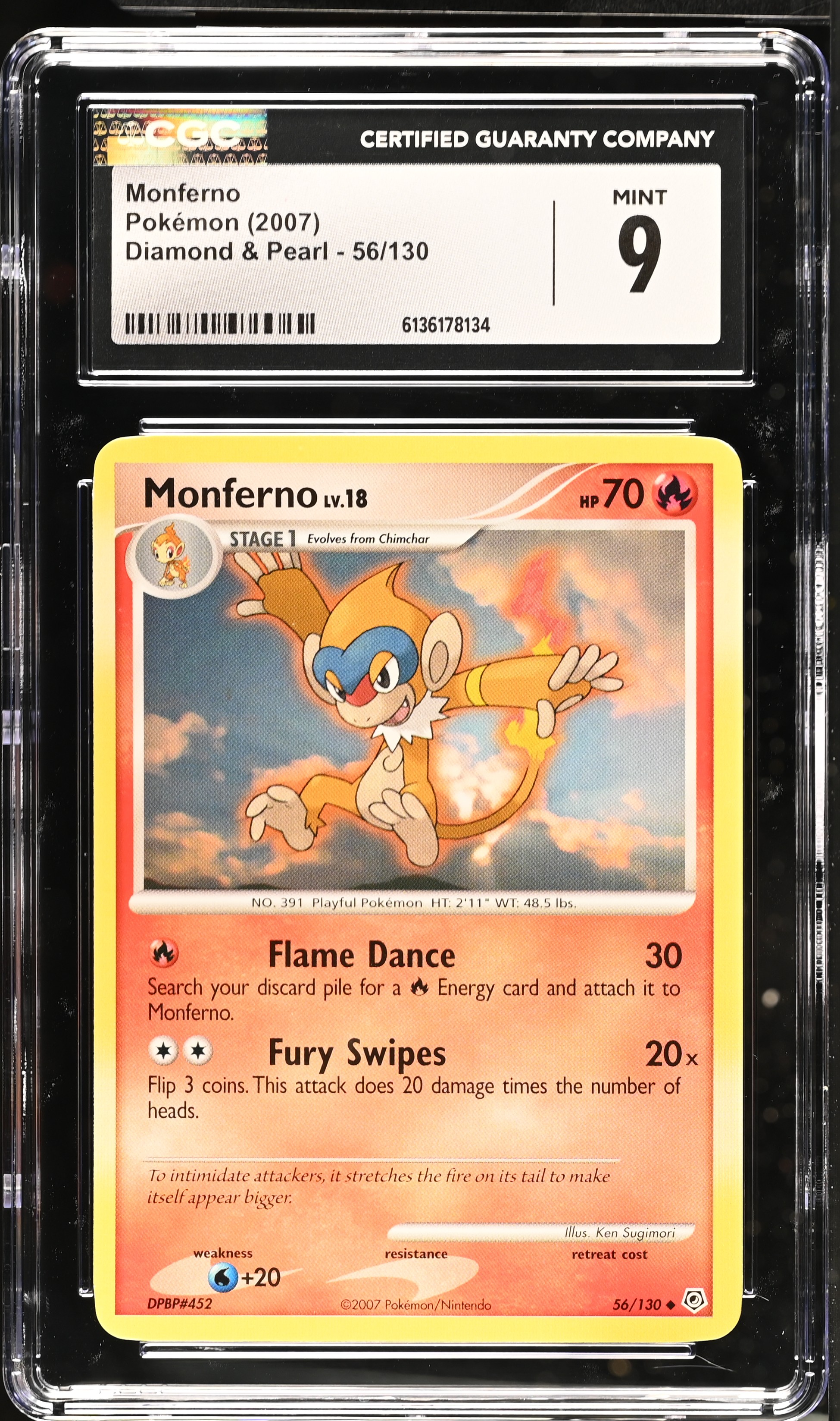 2007 Pokemon Diamond & Pearl Monferno English