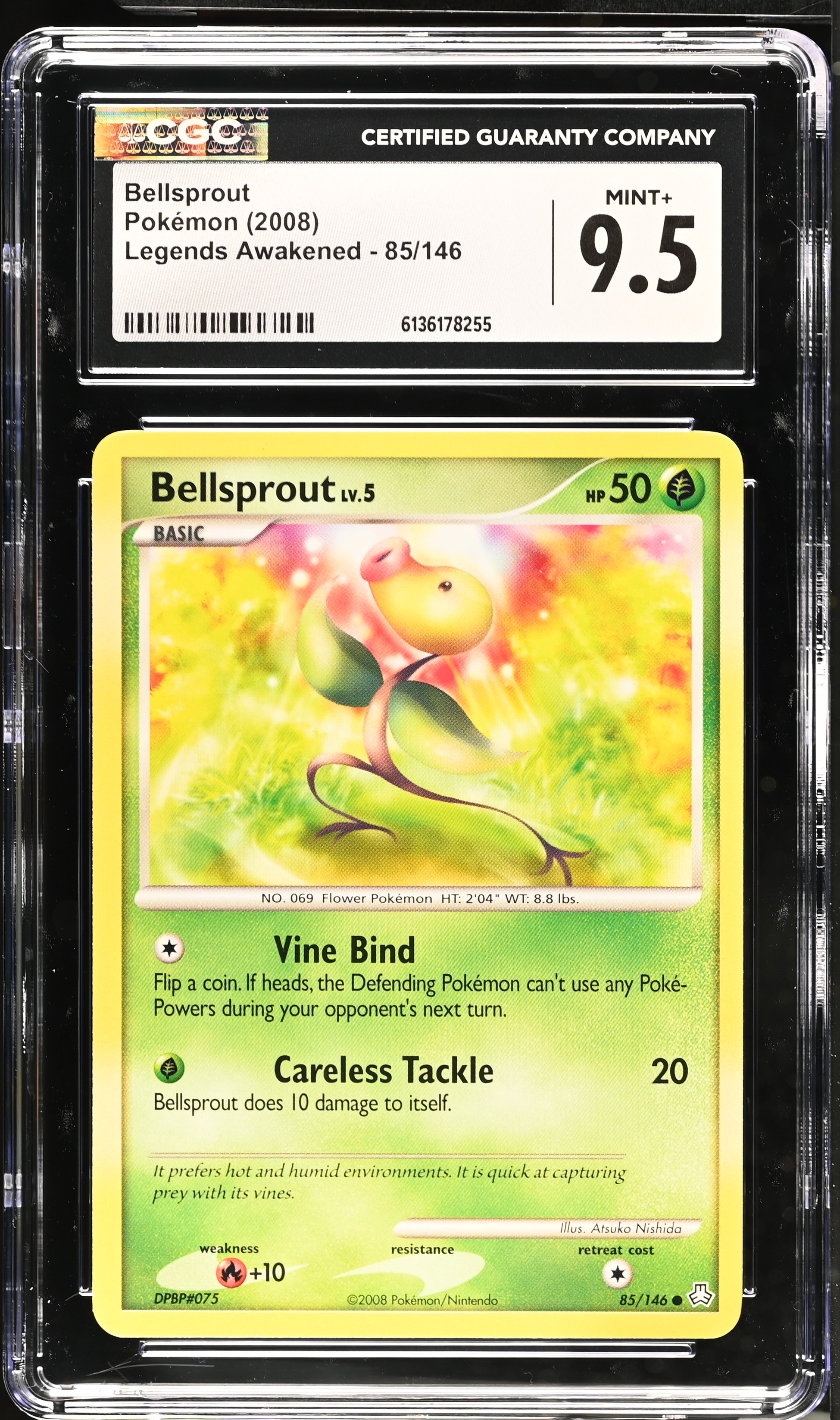 2008 Pokemon Legends Awakened Bellsprout English