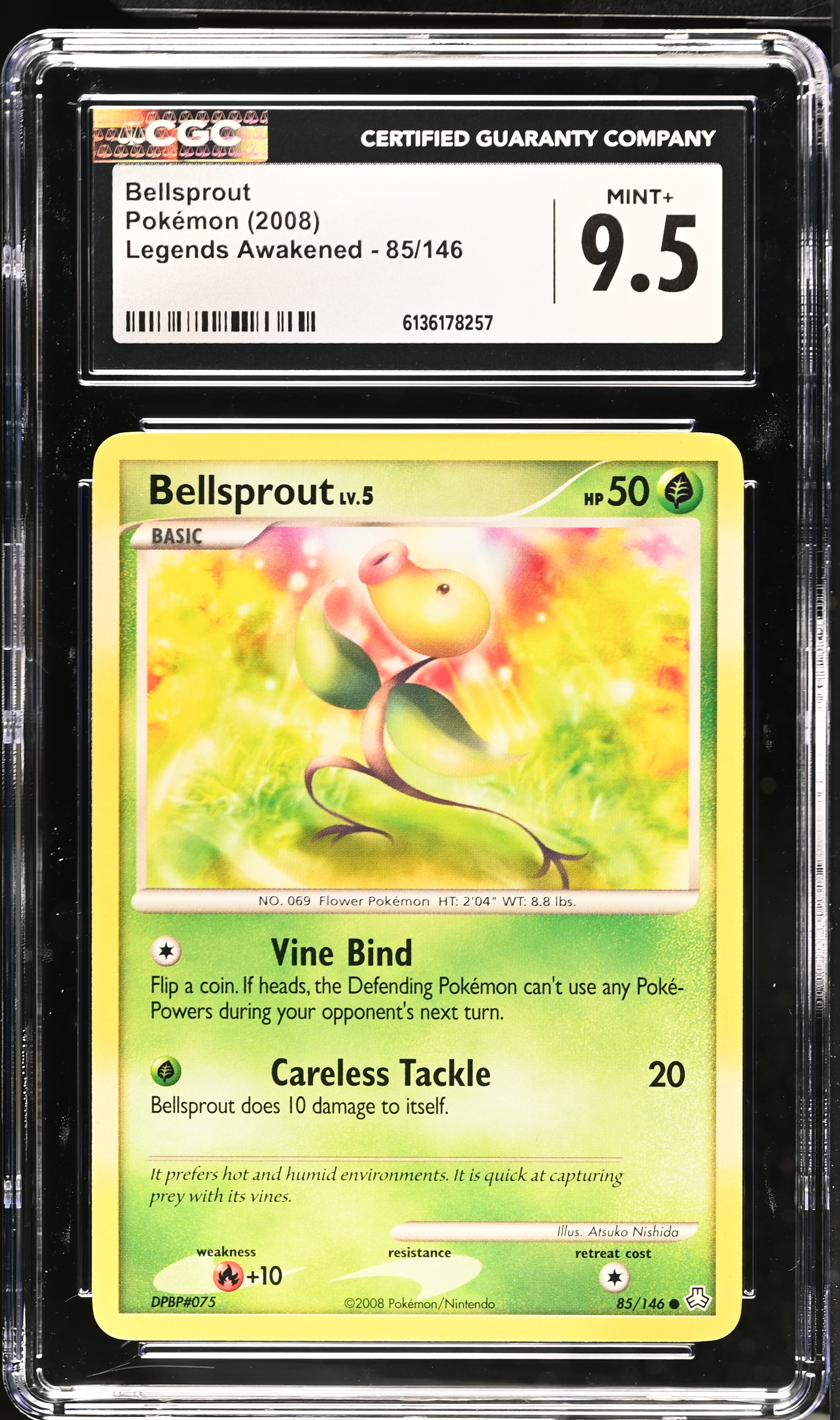 2008 Pokemon Legends Awakened Bellsprout English