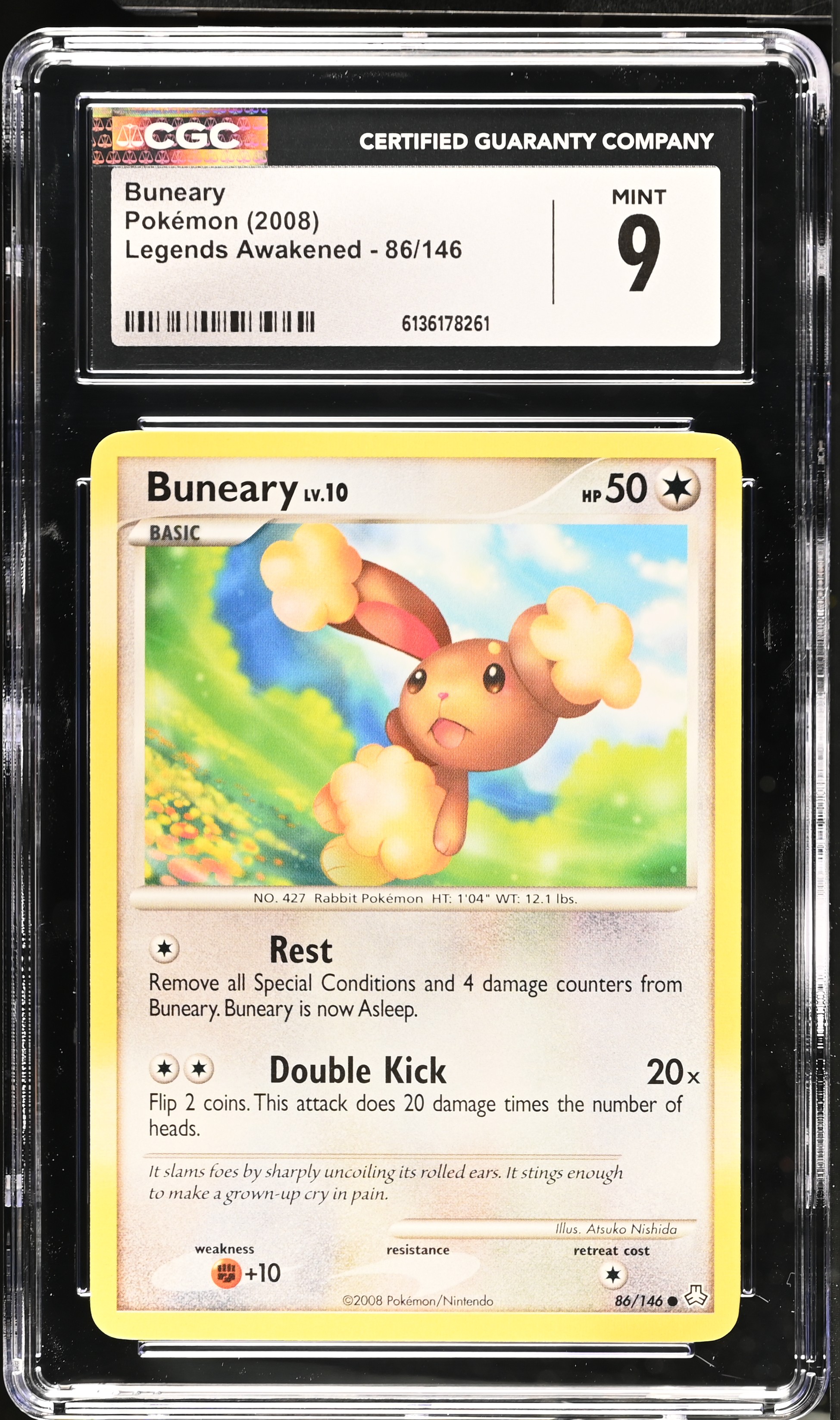 2008 Pokemon Legends Awakened Buneary English