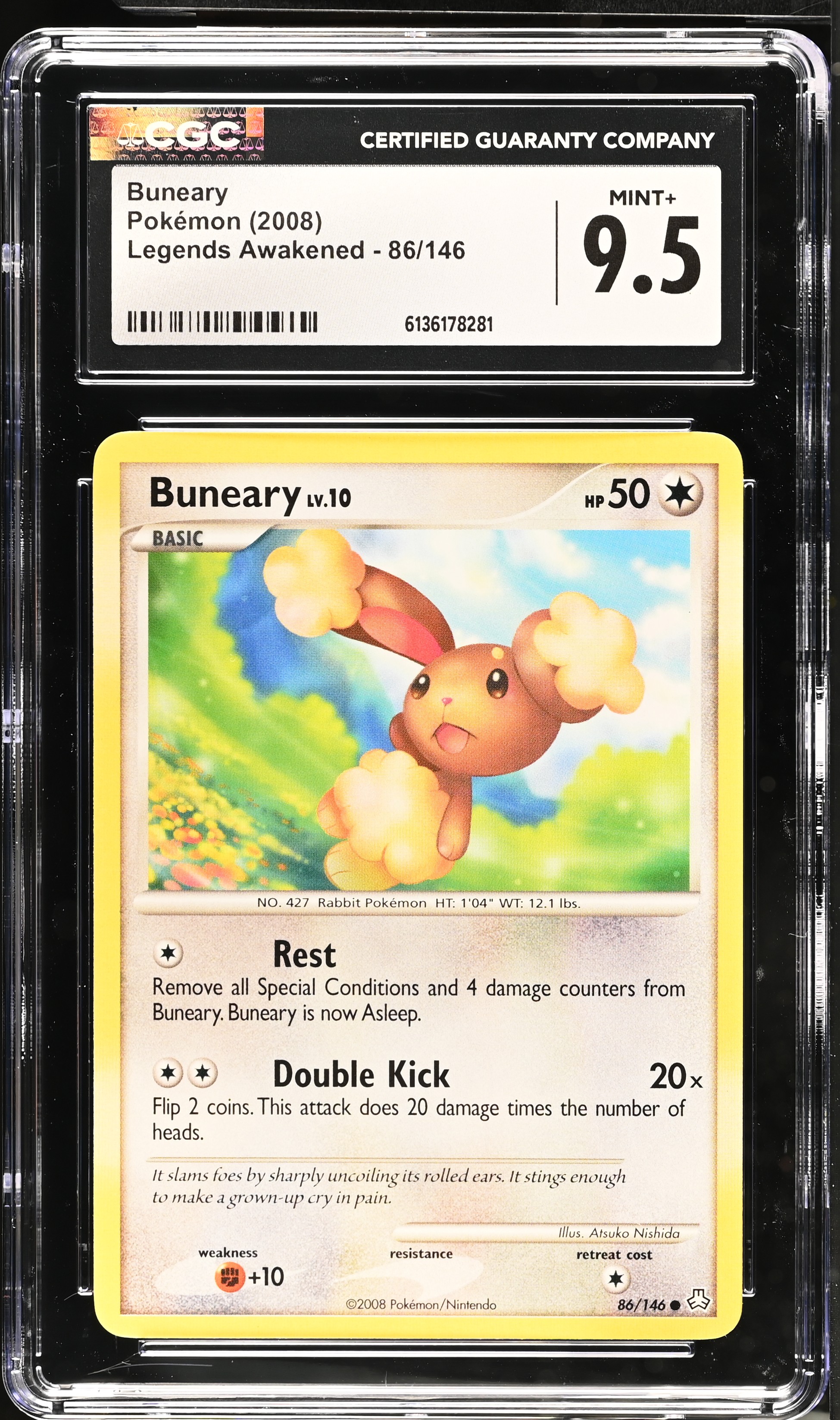 2008 Pokemon Legends Awakened Buneary English