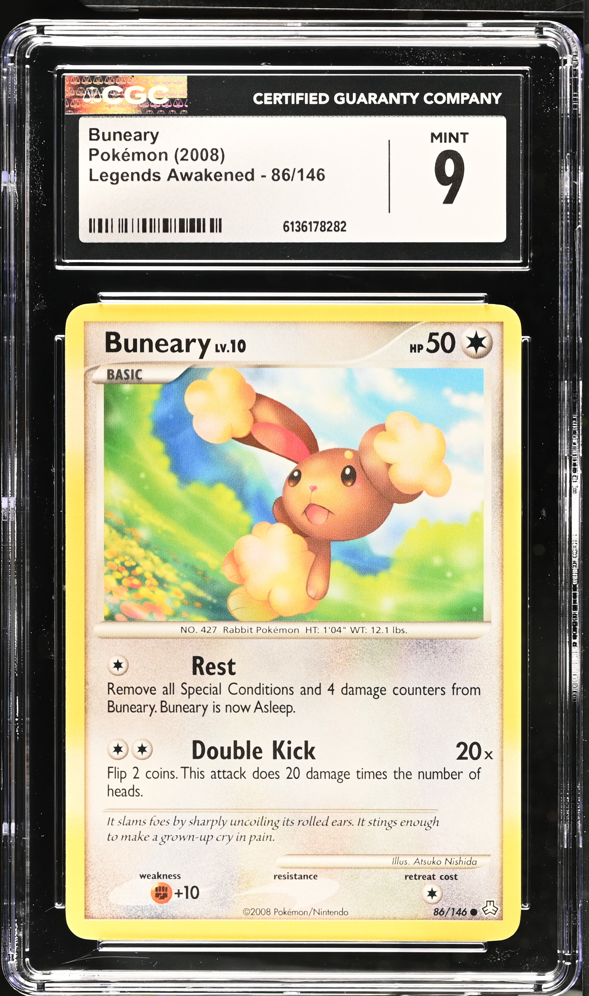 2008 Pokemon Legends Awakened Buneary English