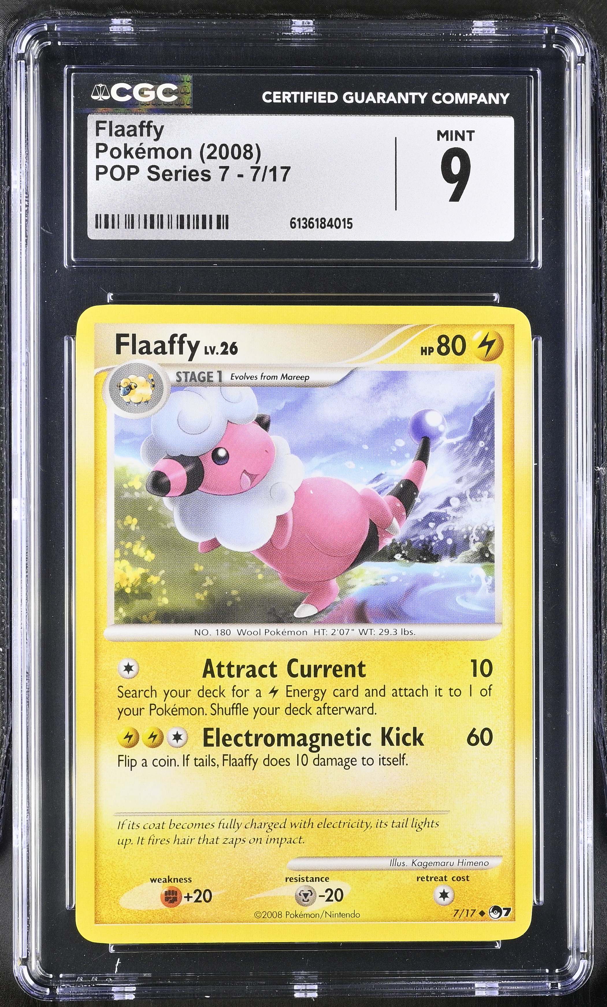 2008 Pokemon POP Series 7 Flaaffy English