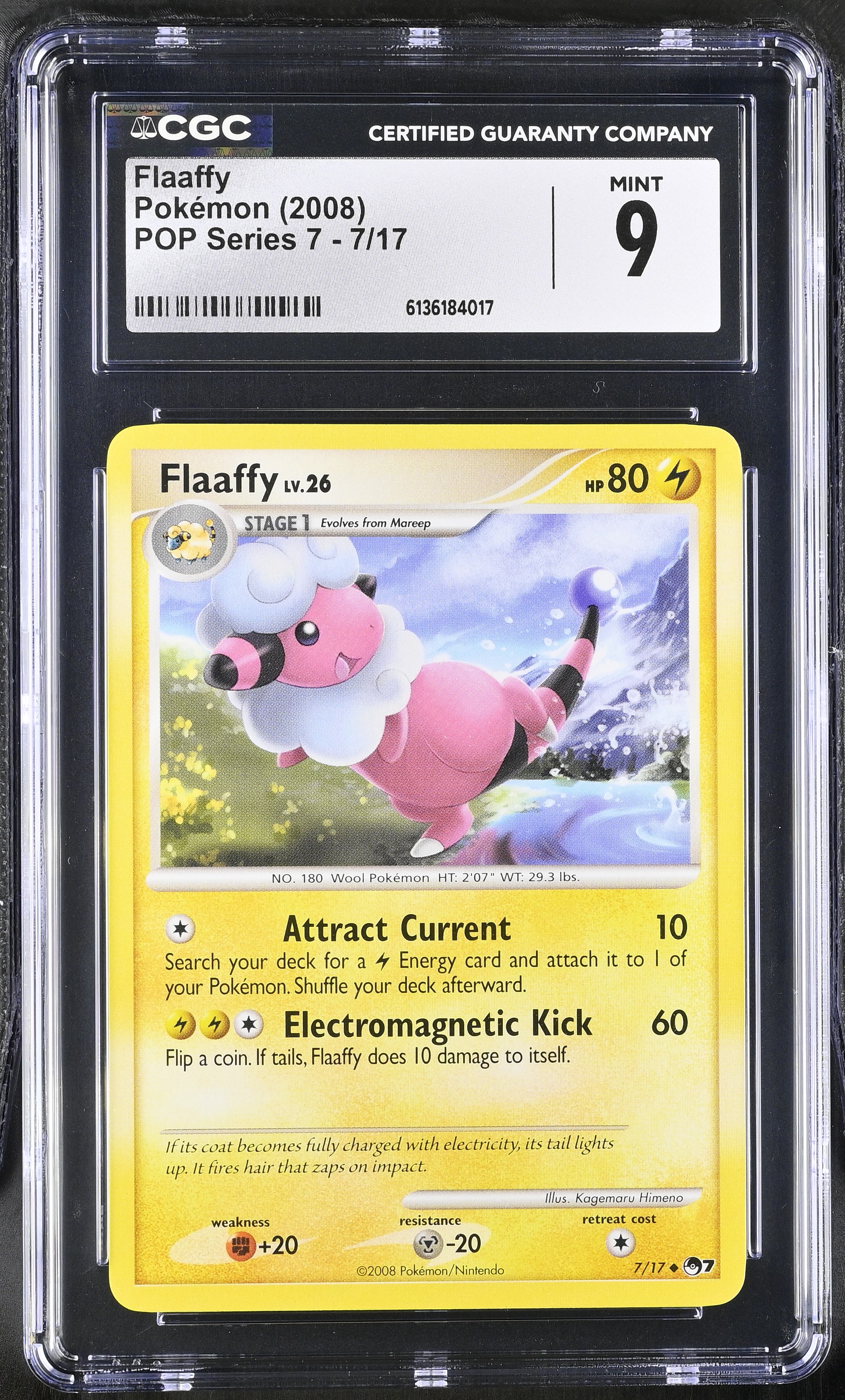 2008 Pokemon POP Series 7 Flaaffy English