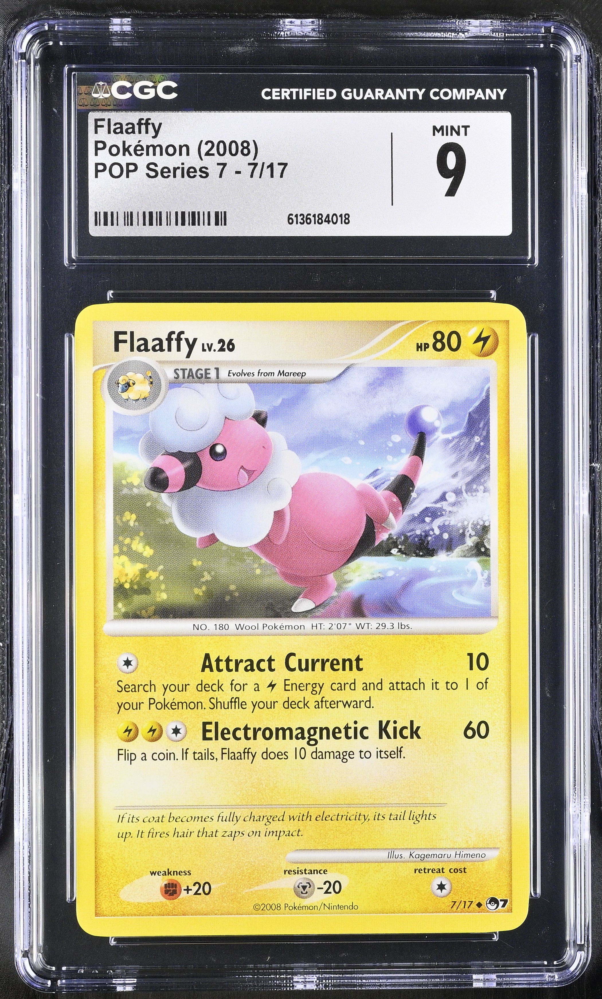 2008 Pokemon POP Series 7 Flaaffy English
