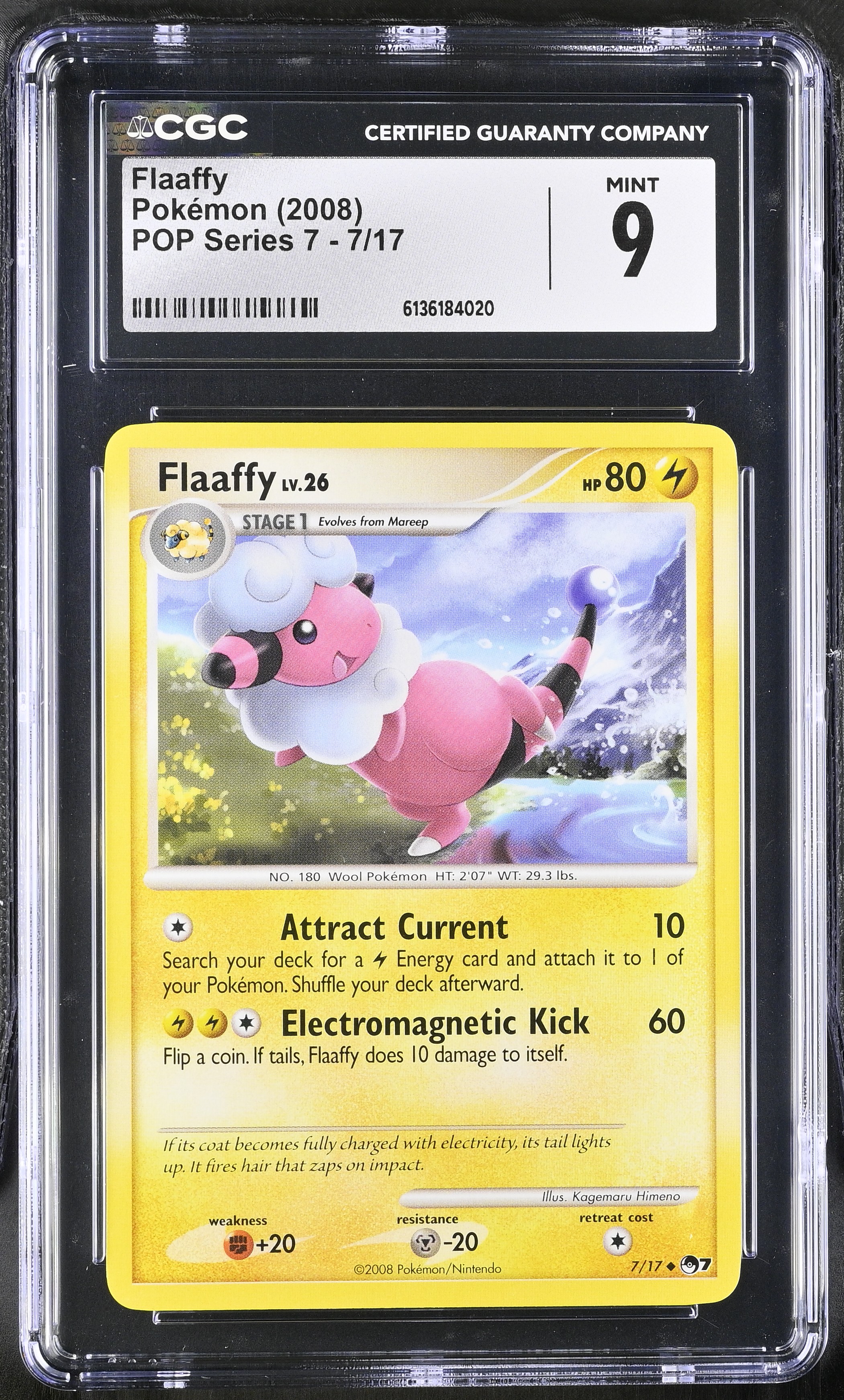 2008 Pokemon POP Series 7 Flaaffy English