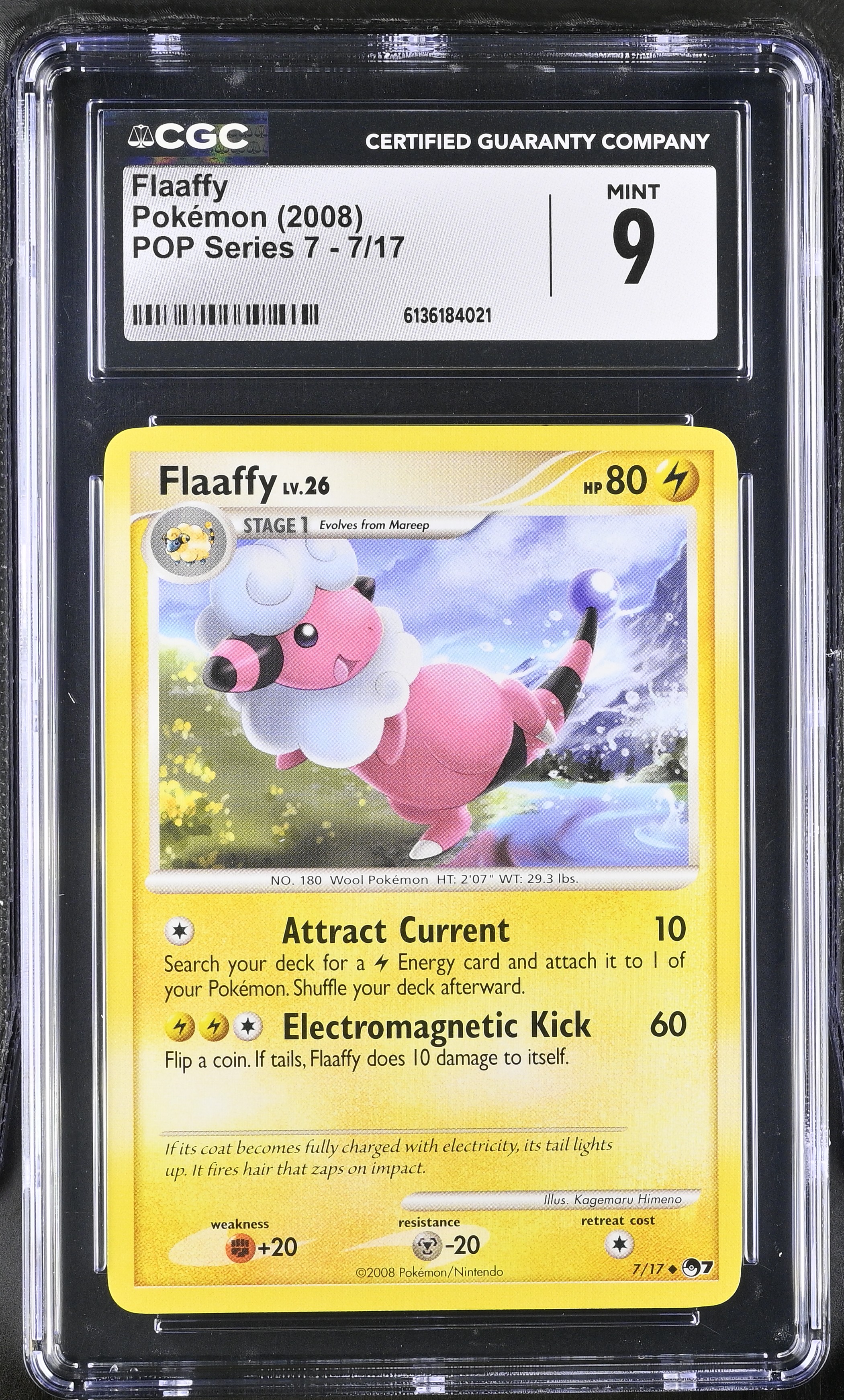 2008 Pokemon POP Series 7 Flaaffy English