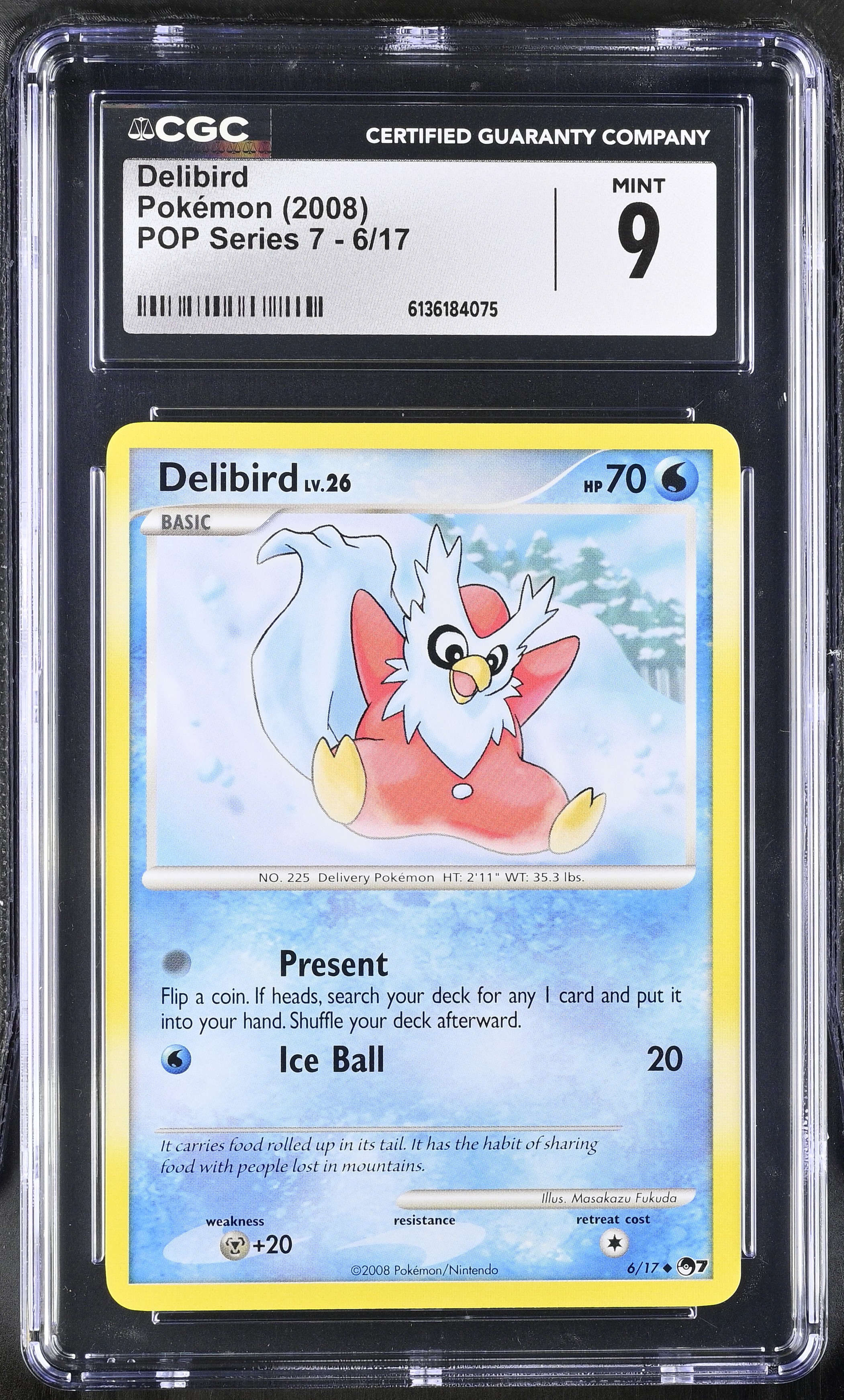 2008 Pokemon POP Series 7 Delibird English