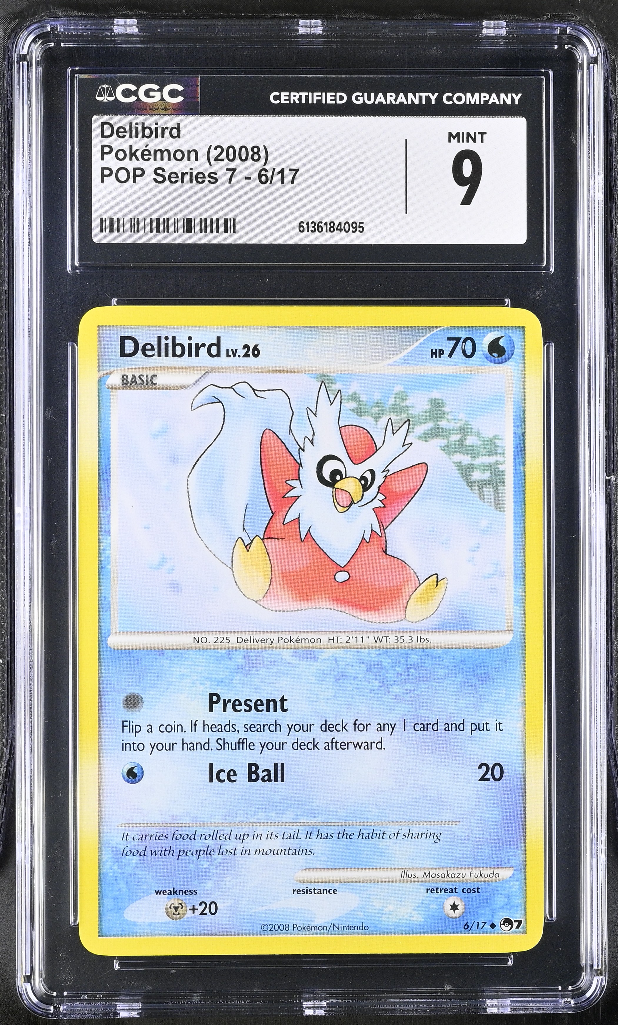 2008 Pokemon POP Series 7 Delibird English