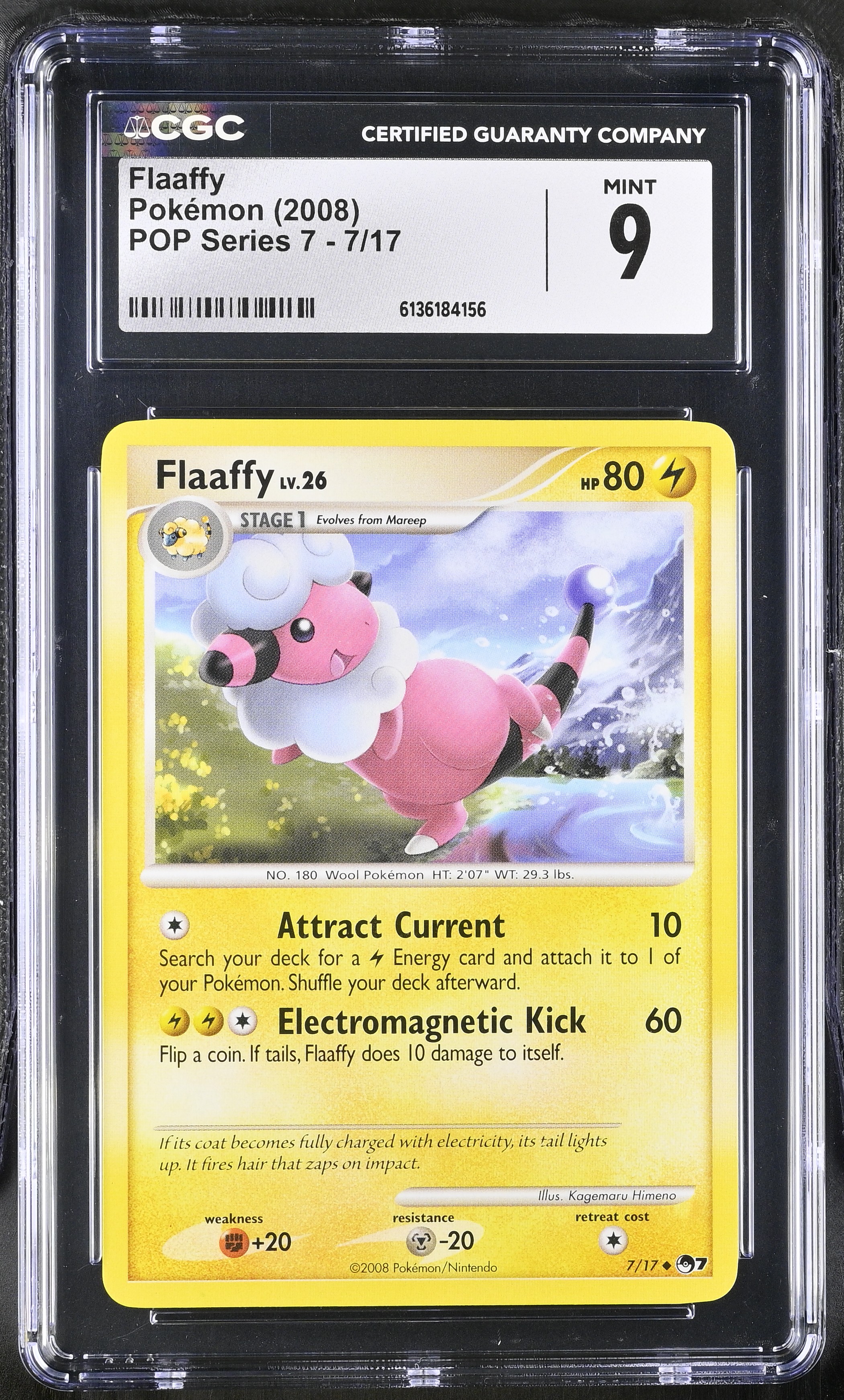 2008 Pokemon POP Series 7 Flaaffy English