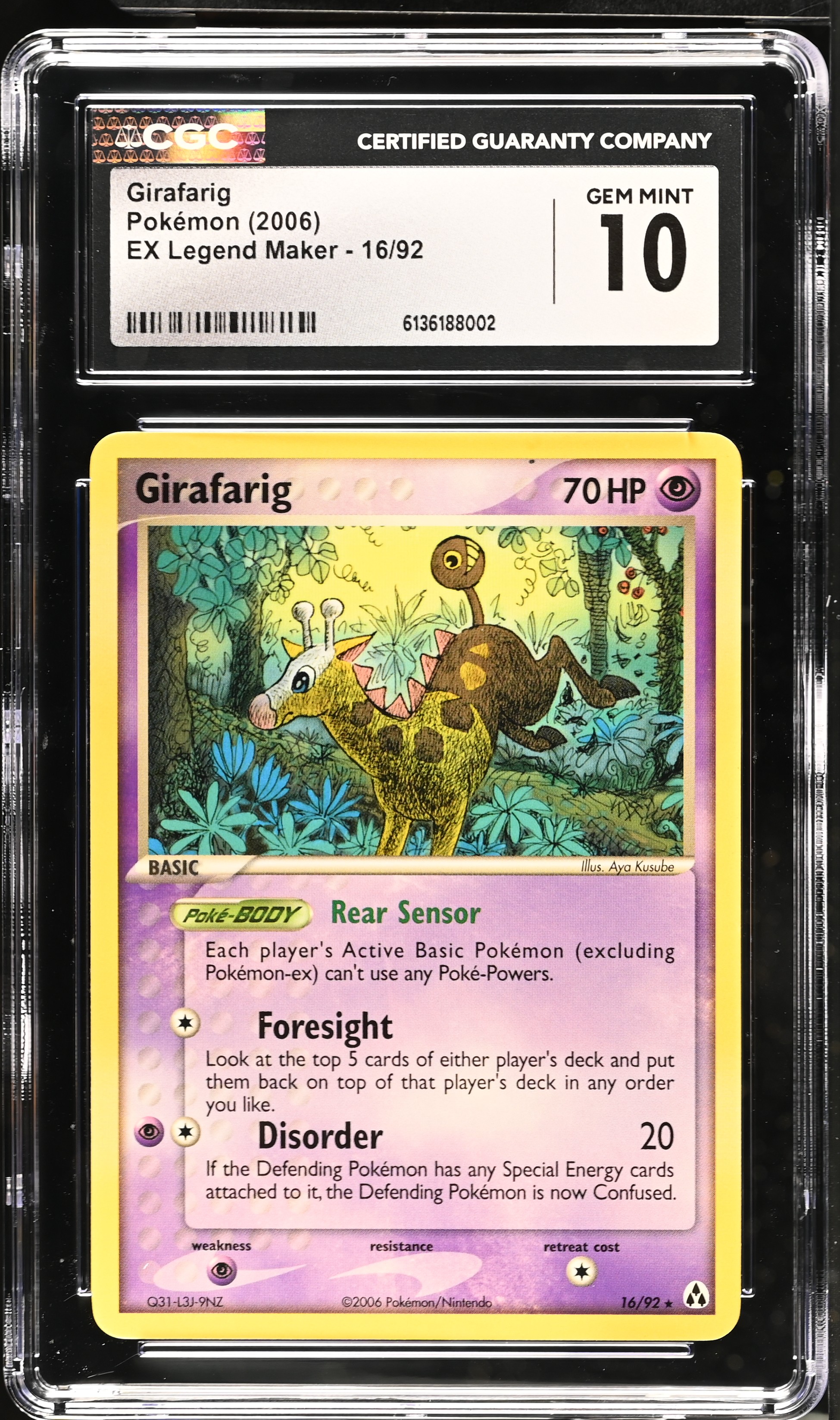 2006 Pokemon EX Legend Maker Girafarig English