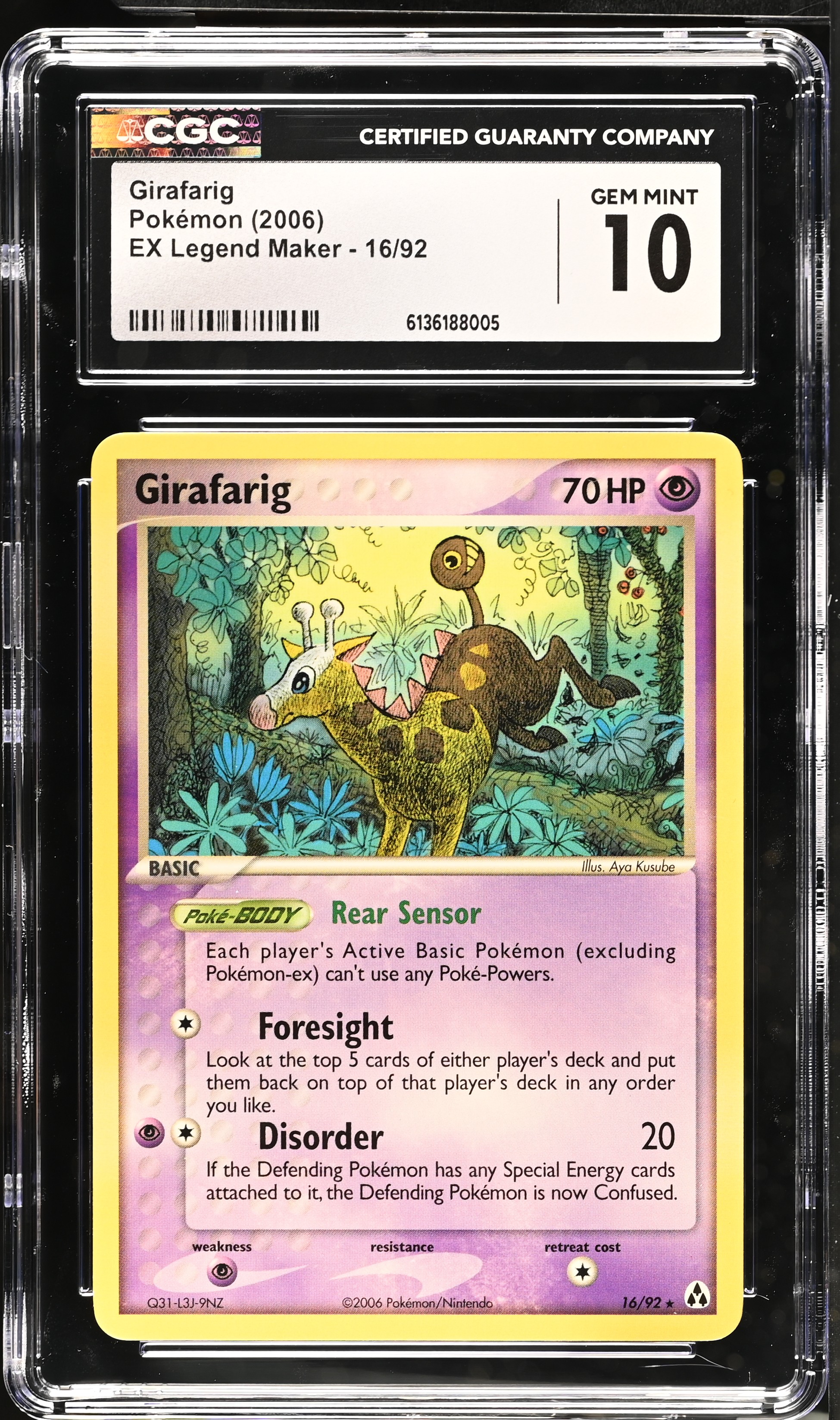 2006 Pokemon EX Legend Maker Girafarig English