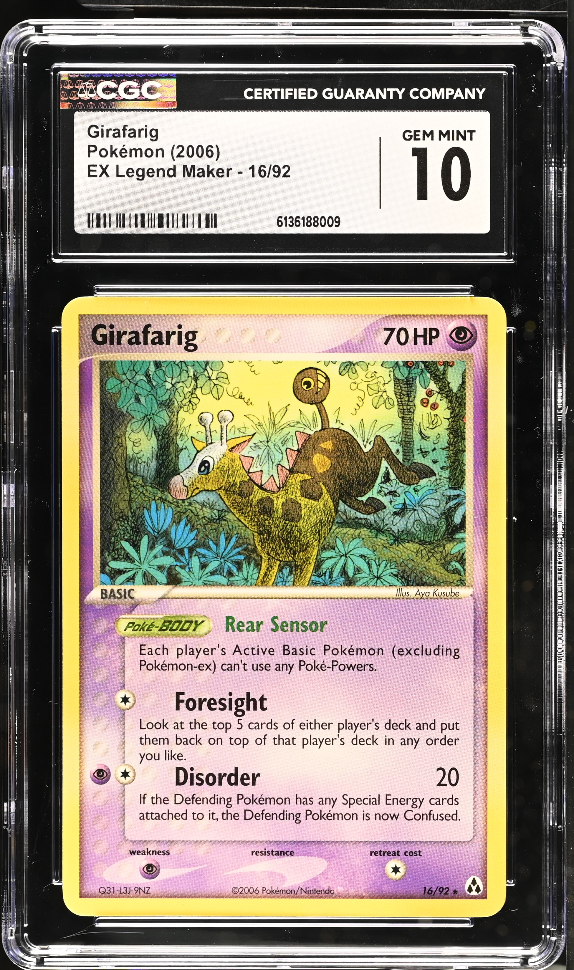 2006 Pokemon EX Legend Maker Girafarig English