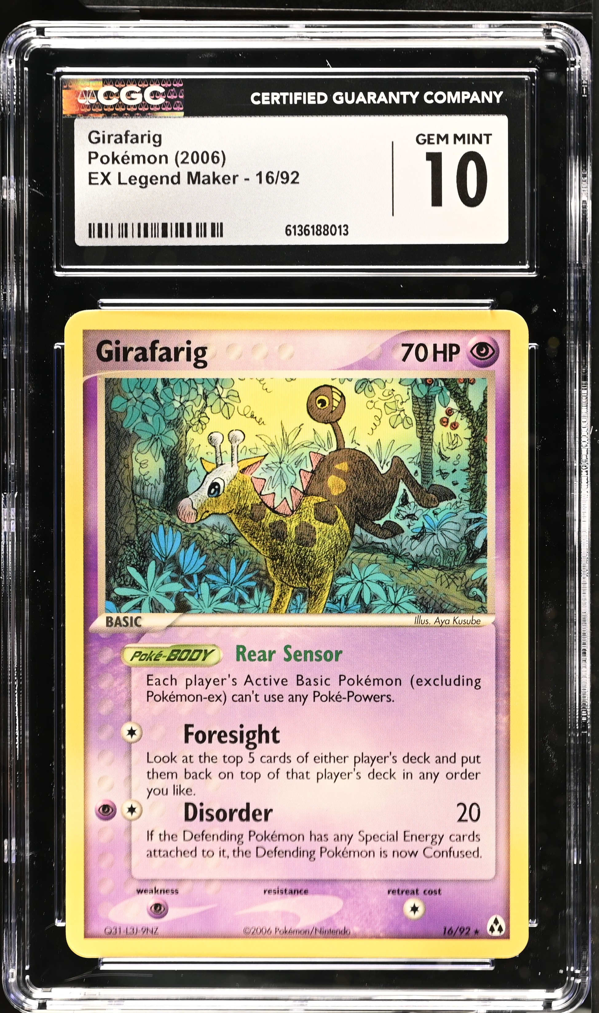 2006 Pokemon EX Legend Maker Girafarig English