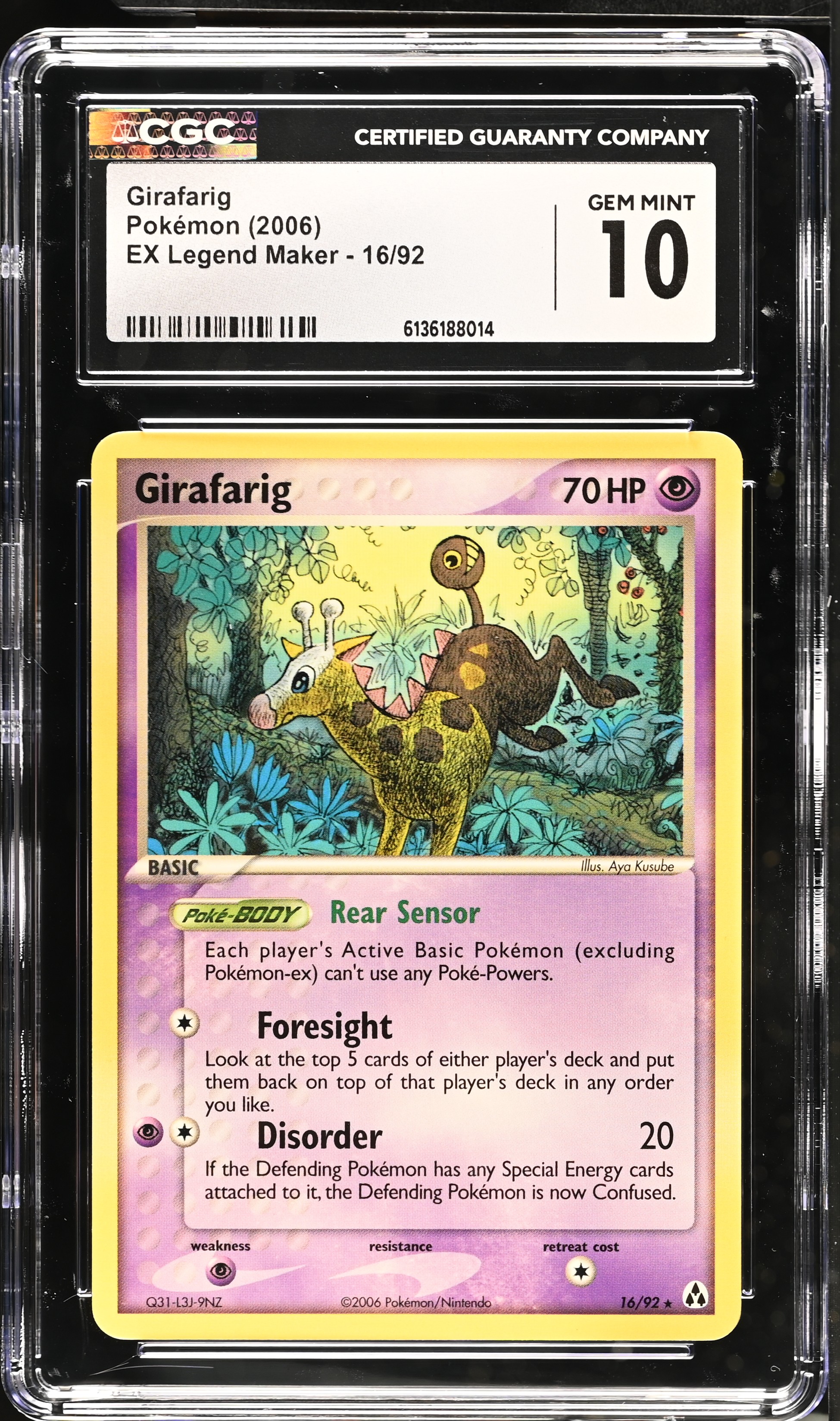 2006 Pokemon EX Legend Maker Girafarig English