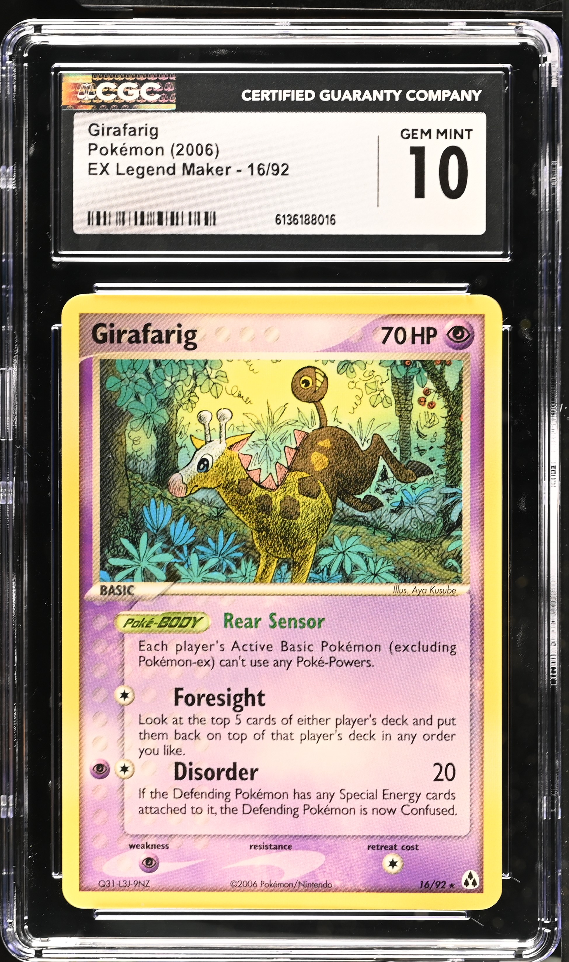 2006 Pokemon EX Legend Maker Girafarig English