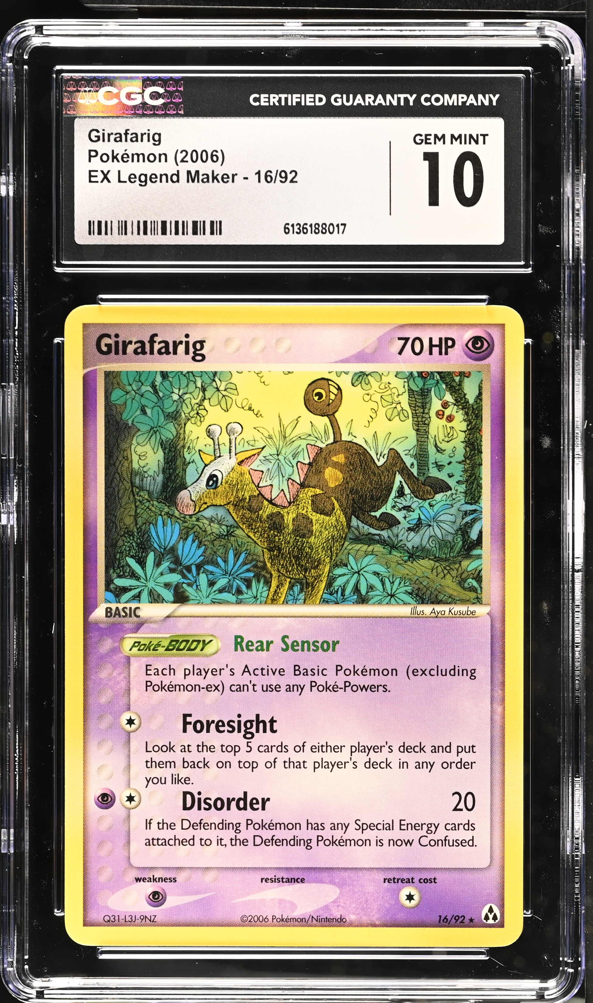 2006 Pokemon EX Legend Maker Girafarig English