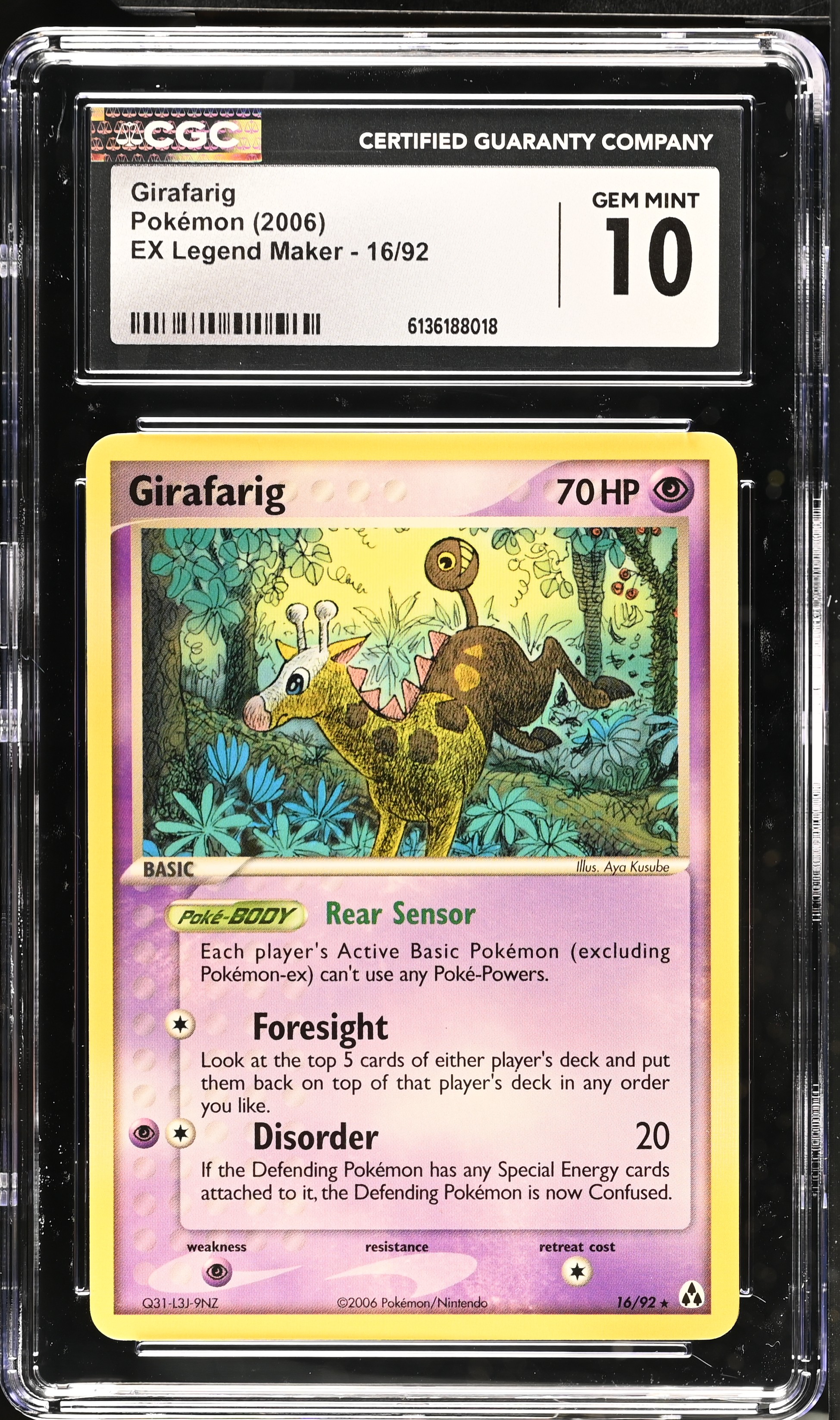 2006 Pokemon EX Legend Maker Girafarig English