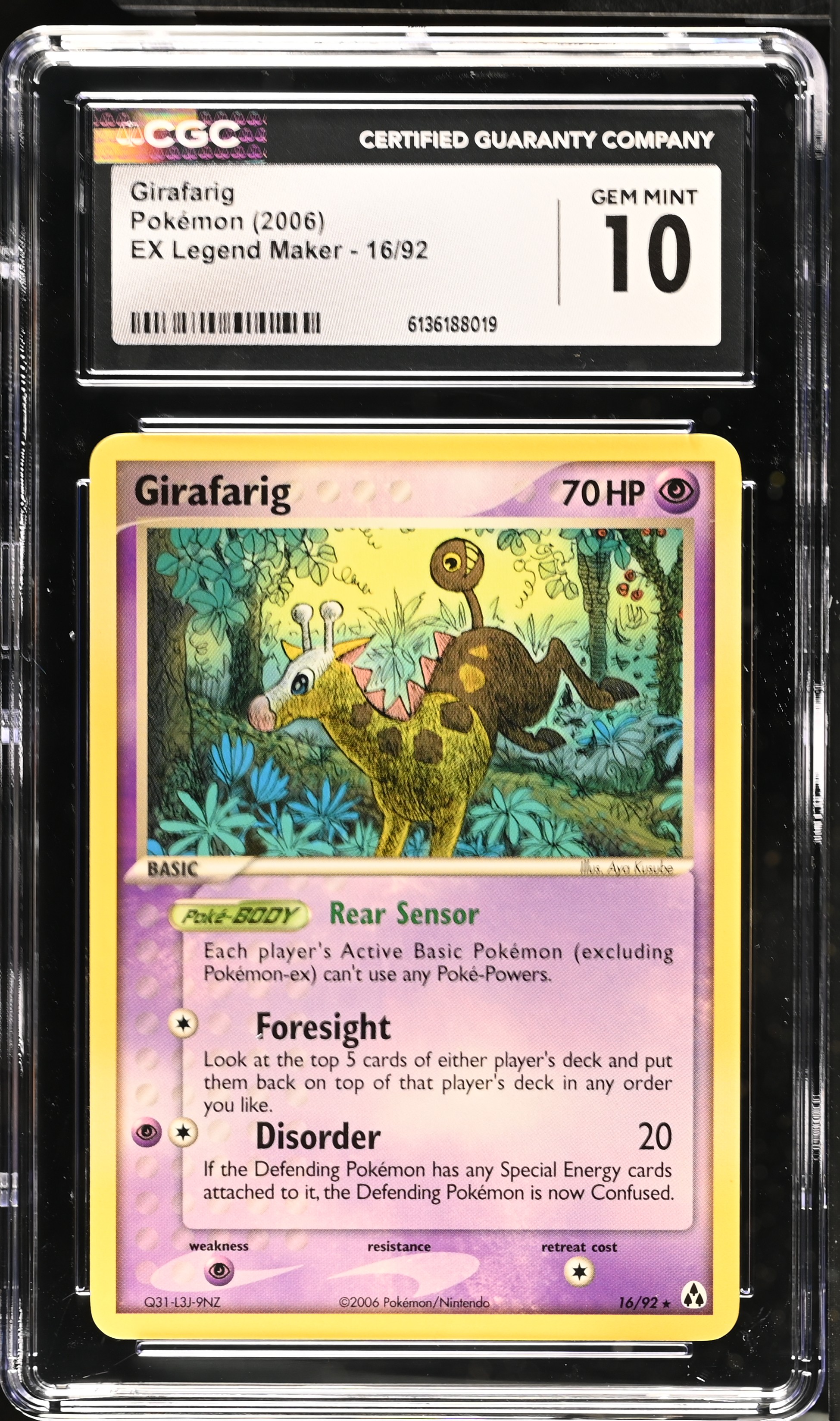 2006 Pokemon EX Legend Maker Girafarig English