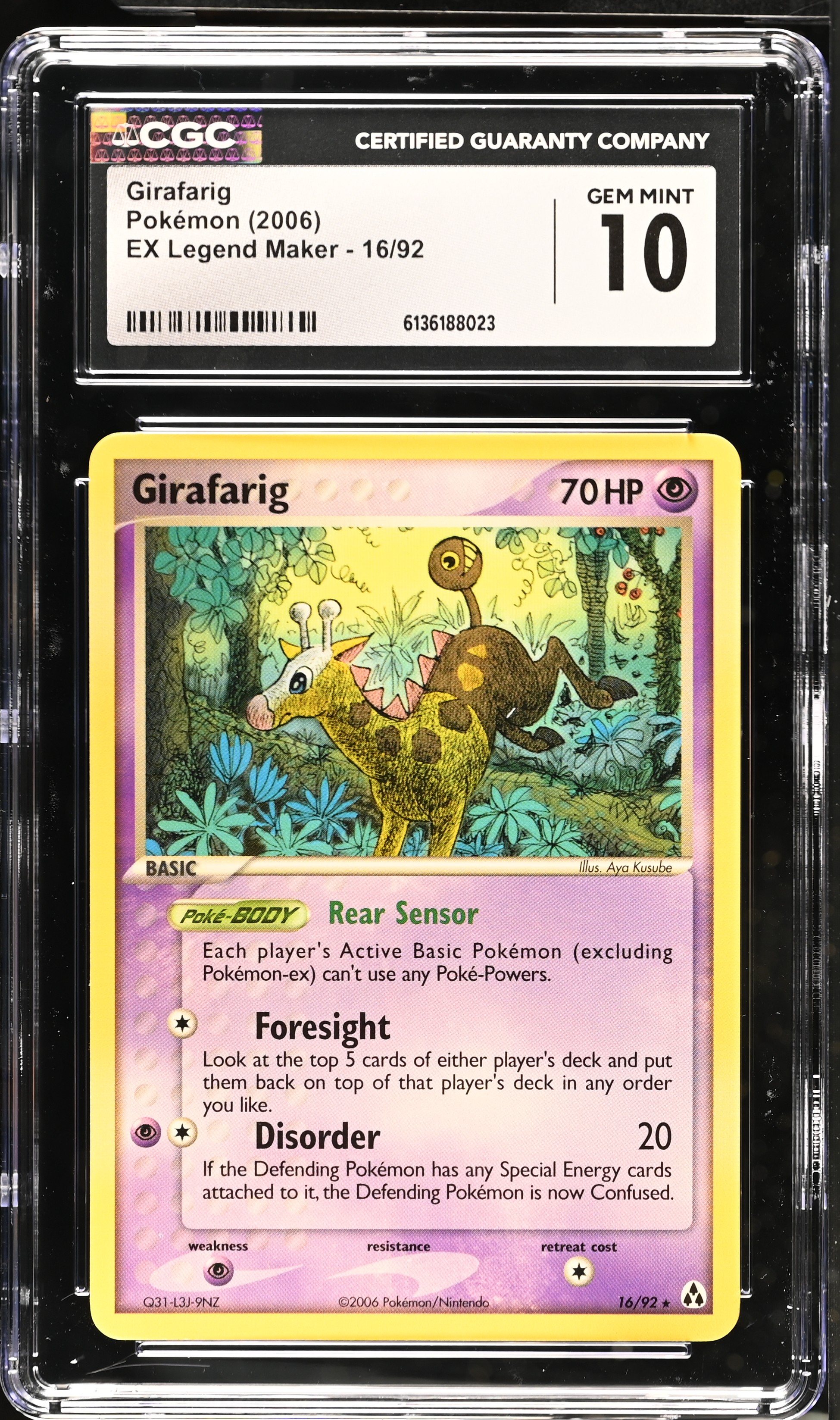 2006 Pokemon EX Legend Maker Girafarig English