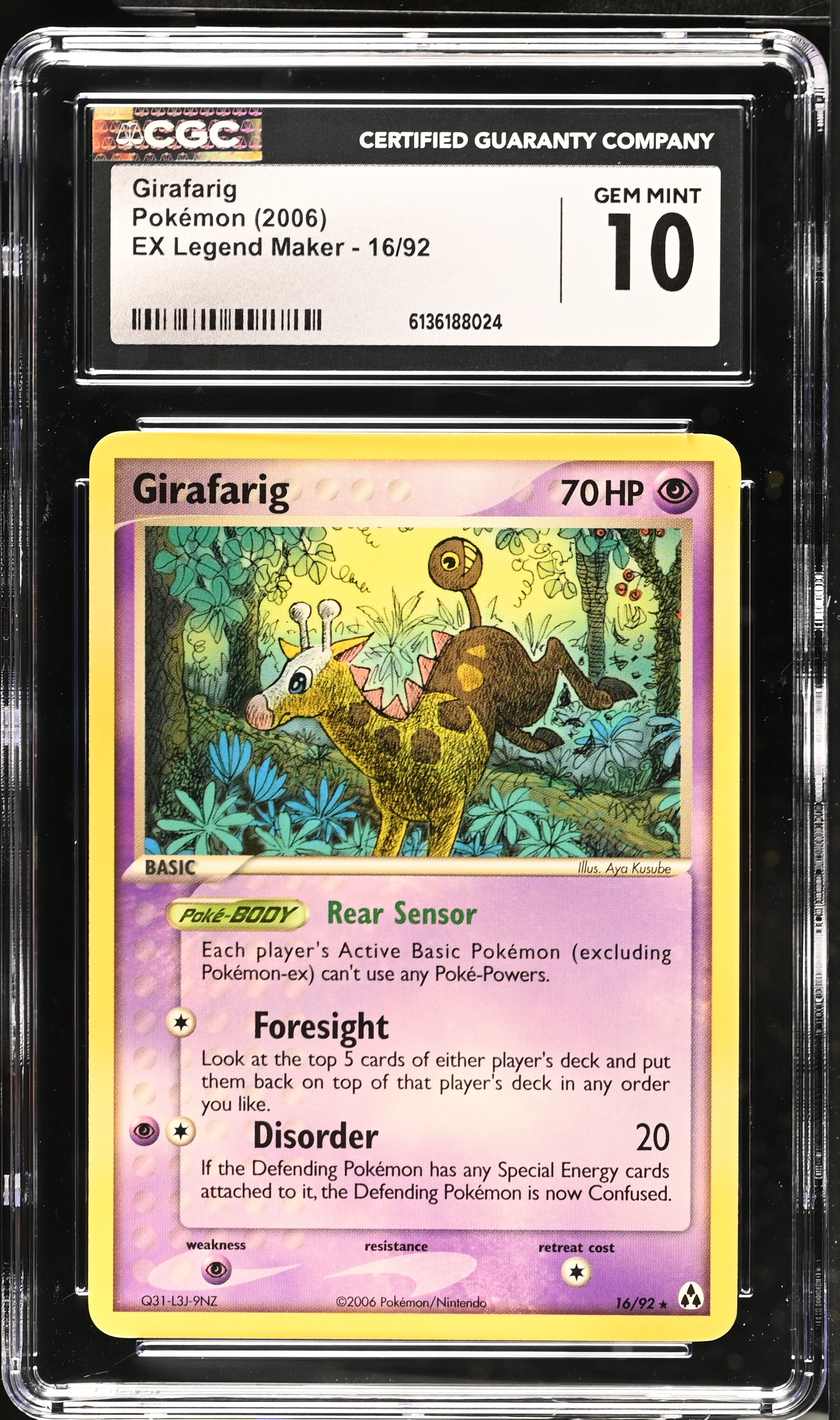 2006 Pokemon EX Legend Maker Girafarig English