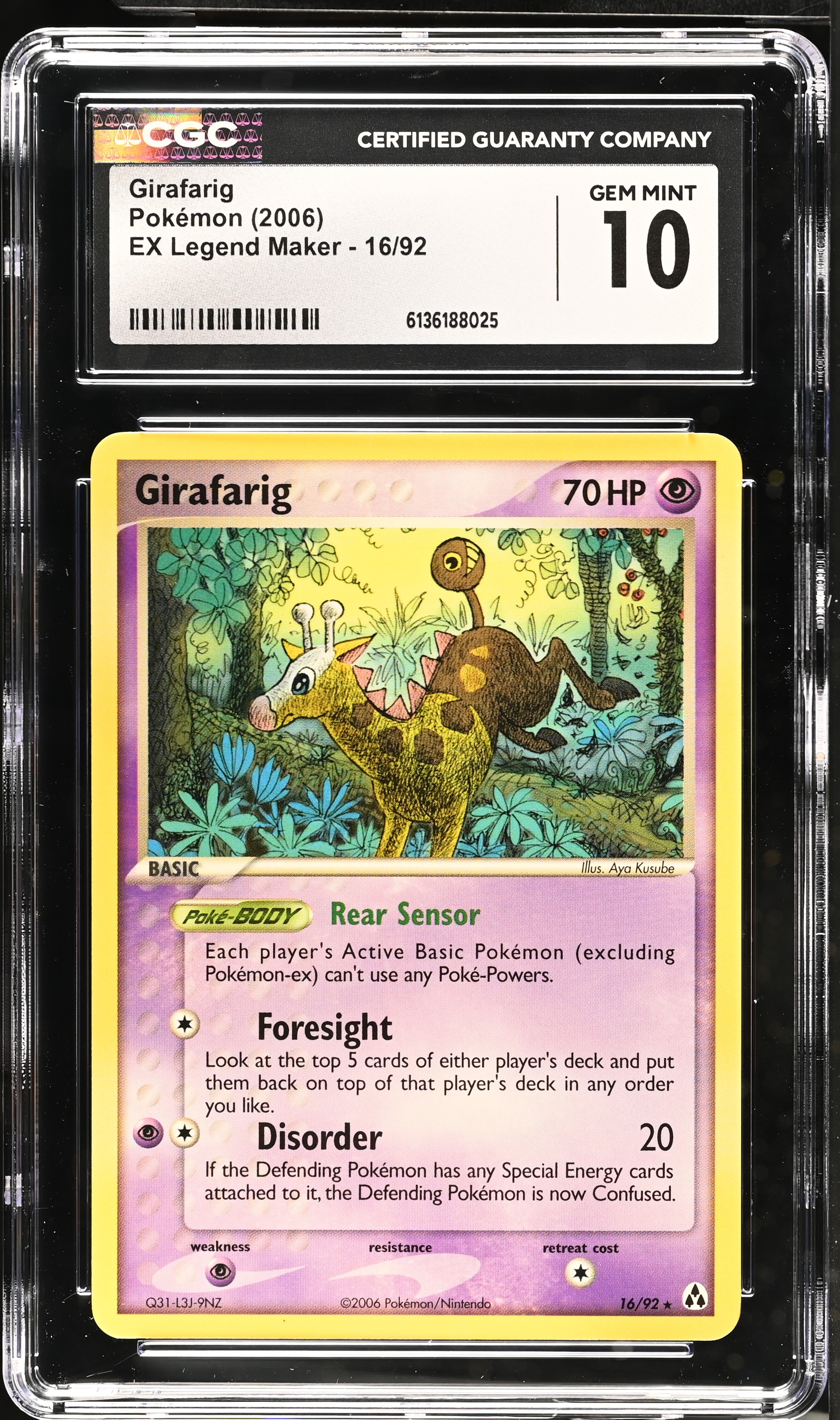 2006 Pokemon EX Legend Maker Girafarig English