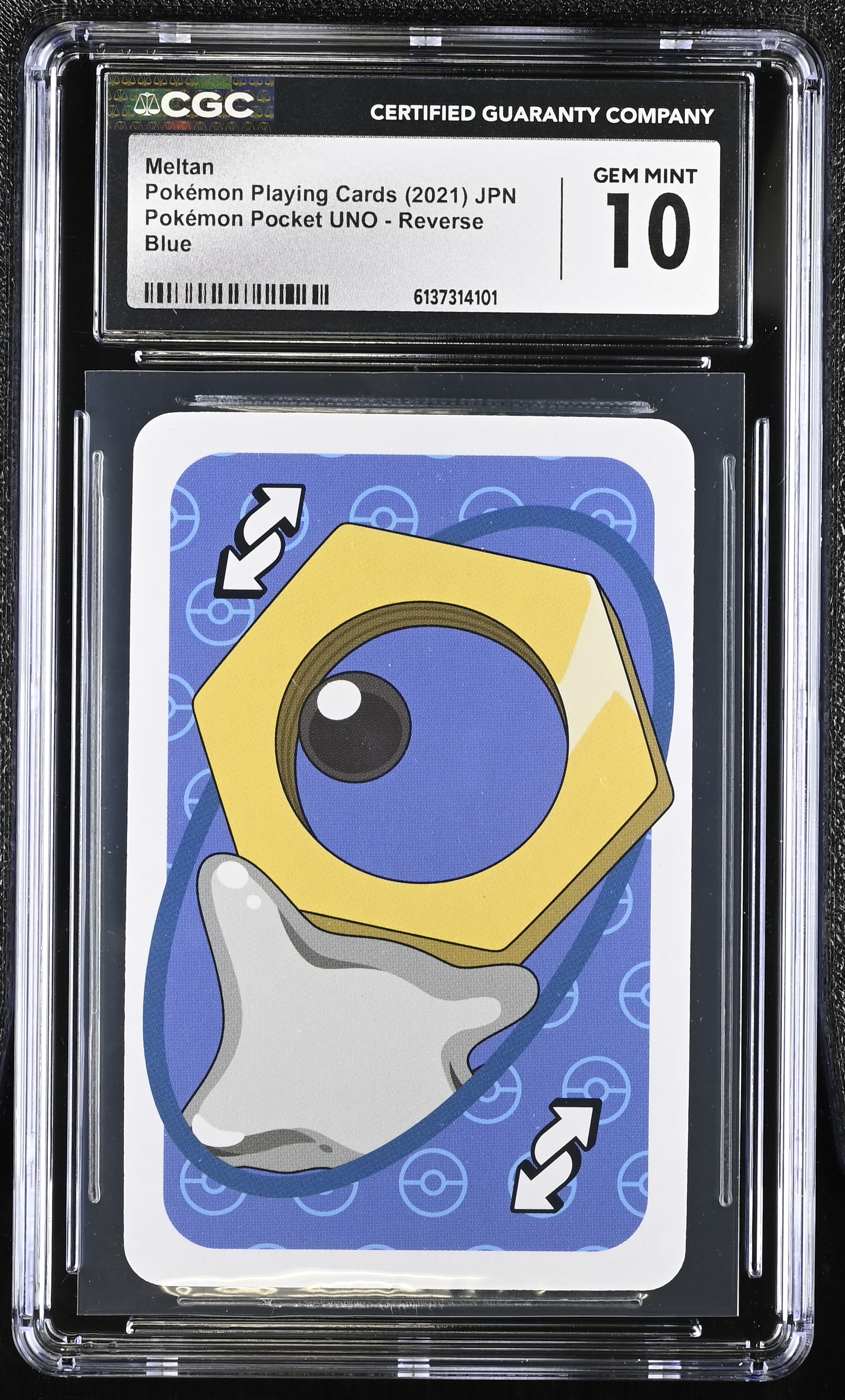 2021 Pokemon Playing Cards Pokemon Pocket UNO Meltan Blue JPN