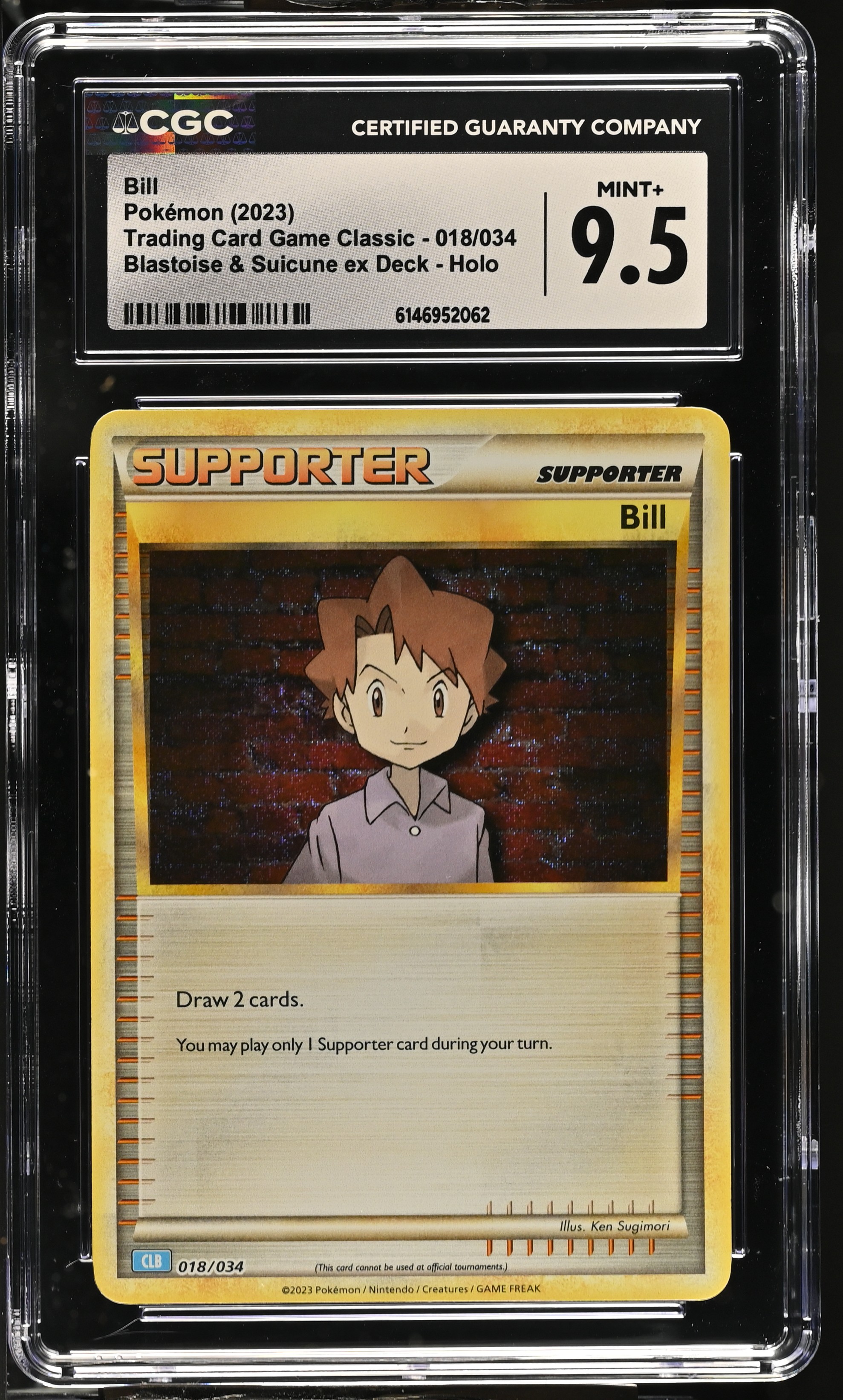 2023 Pokemon Trading Card Game Classic Bill Blastoise & Suicune ex Deck Holo English