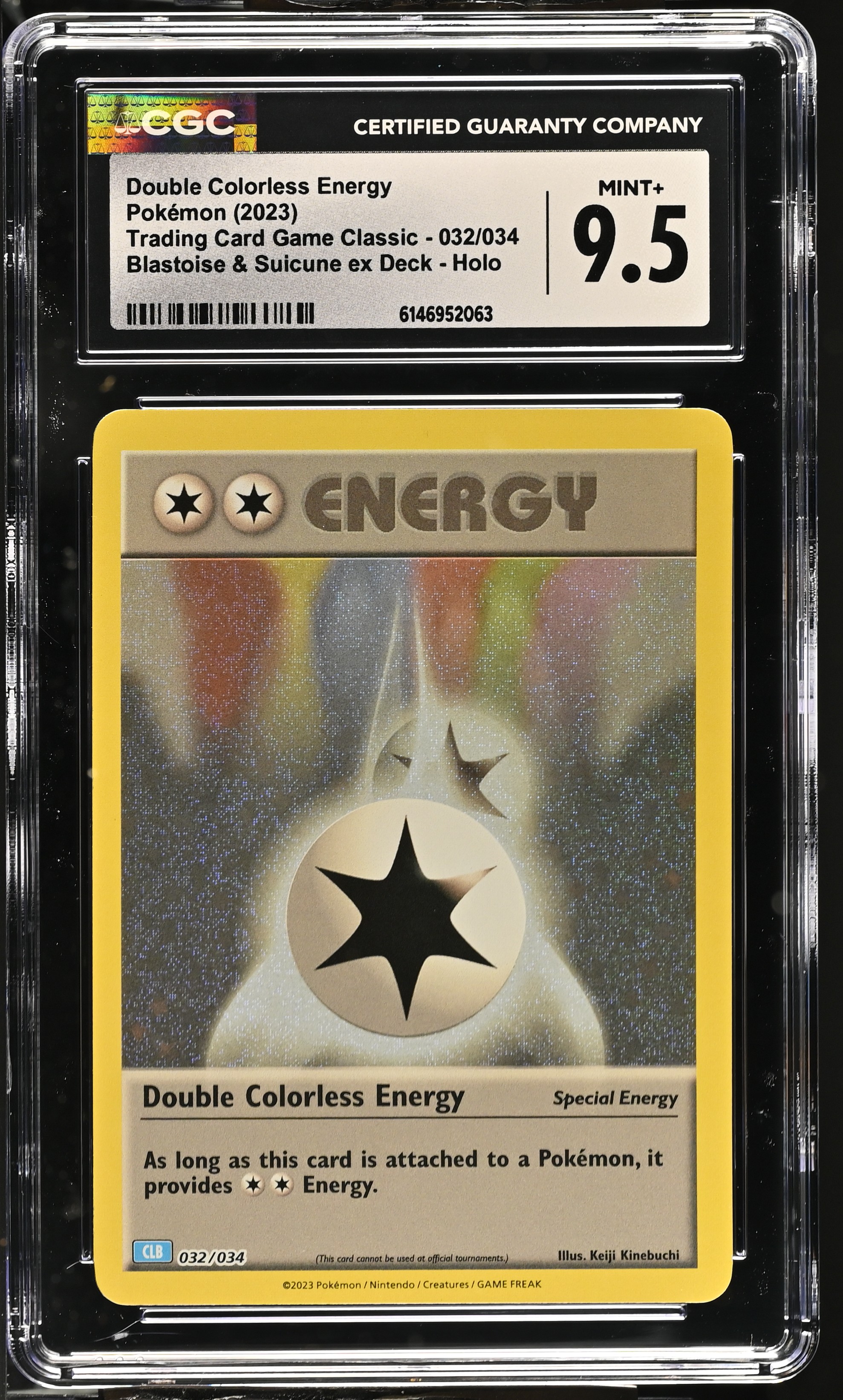 2023 Pokemon Trading Card Game Classic Double Colorless Energy Blastoise & Suicune ex Deck Holo English