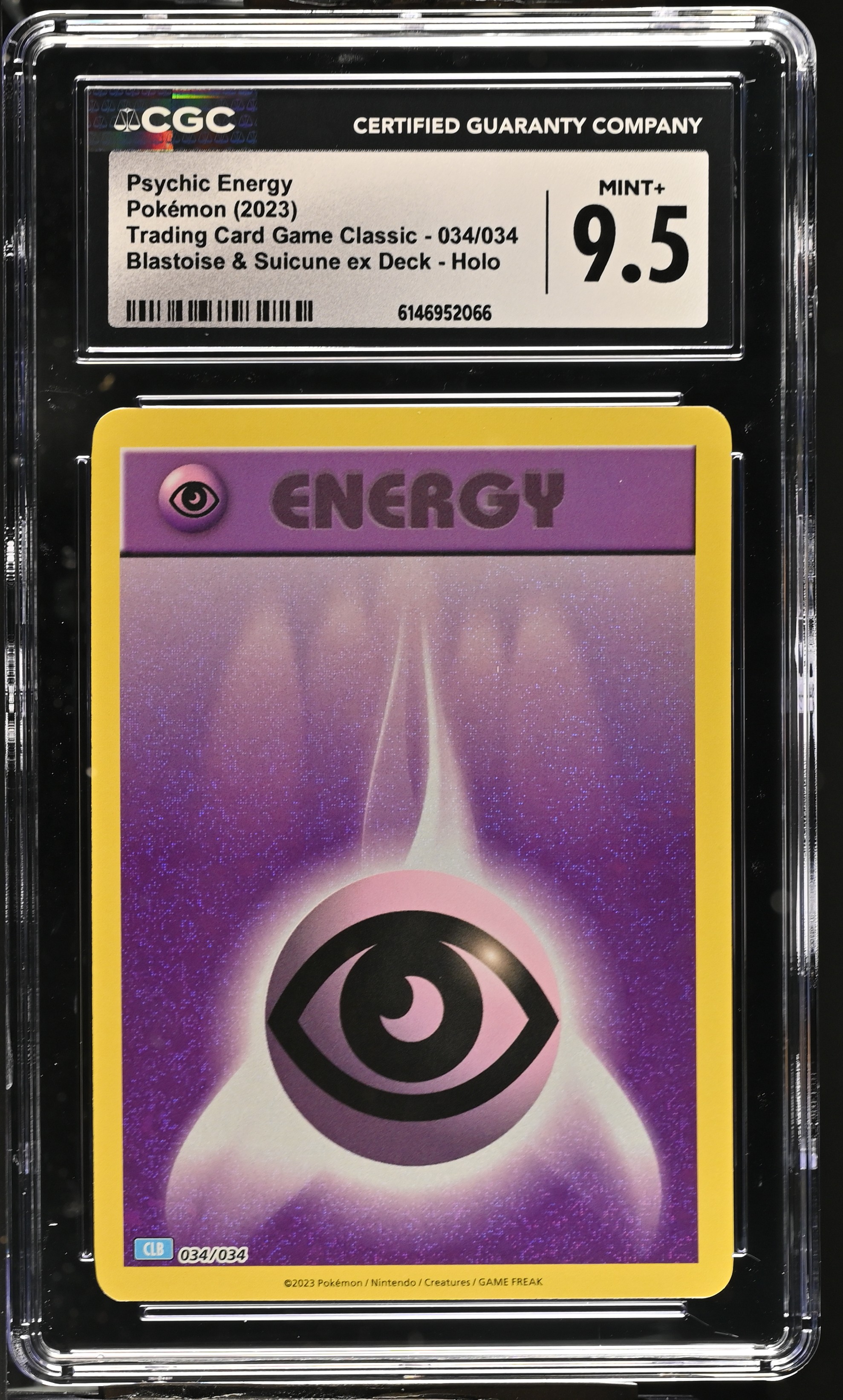 2023 Pokemon Trading Card Game Classic Psychic Energy Blastoise & Suicune ex Deck Holo English