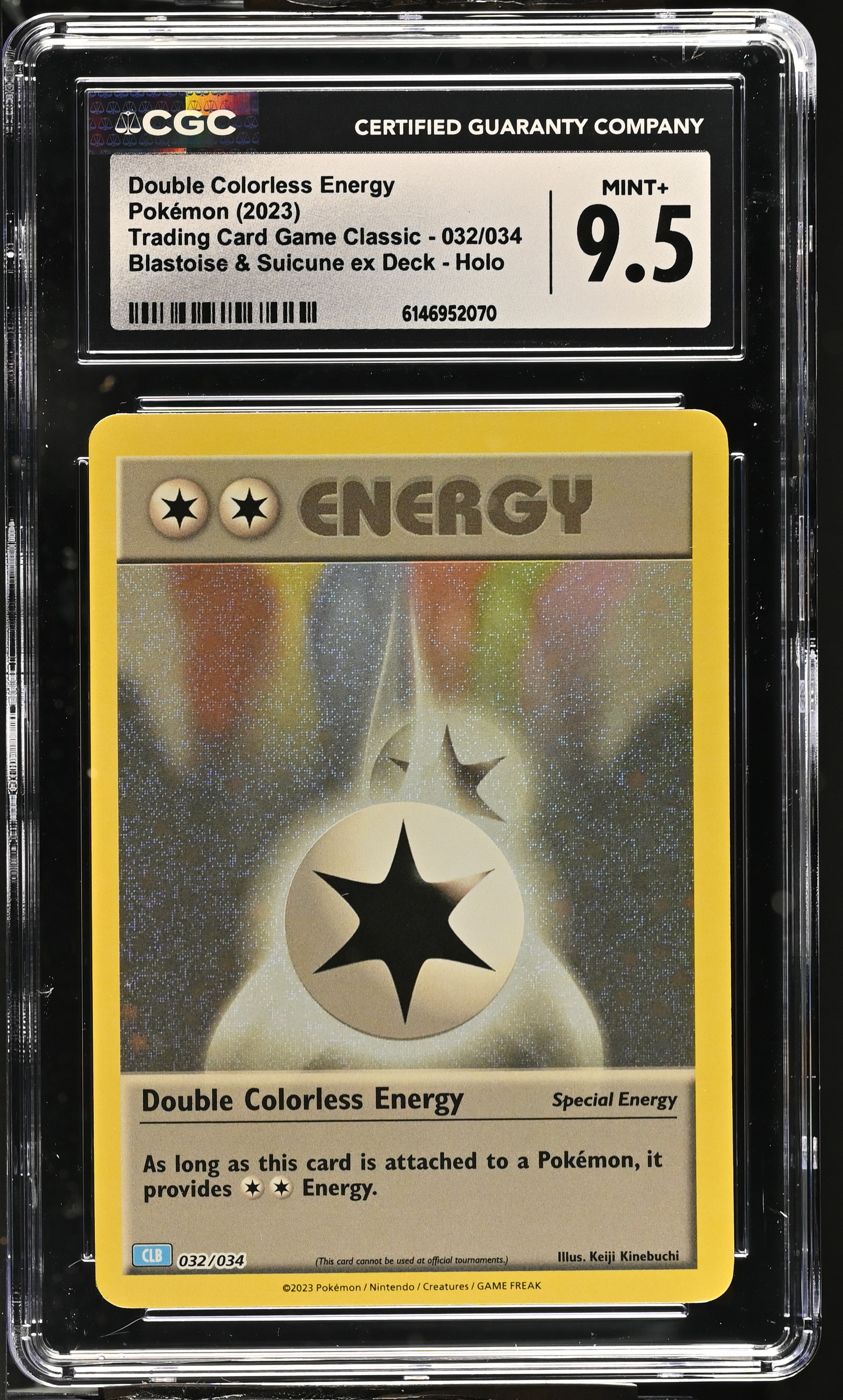 2023 Pokemon Trading Card Game Classic Double Colorless Energy Blastoise & Suicune ex Deck Holo English