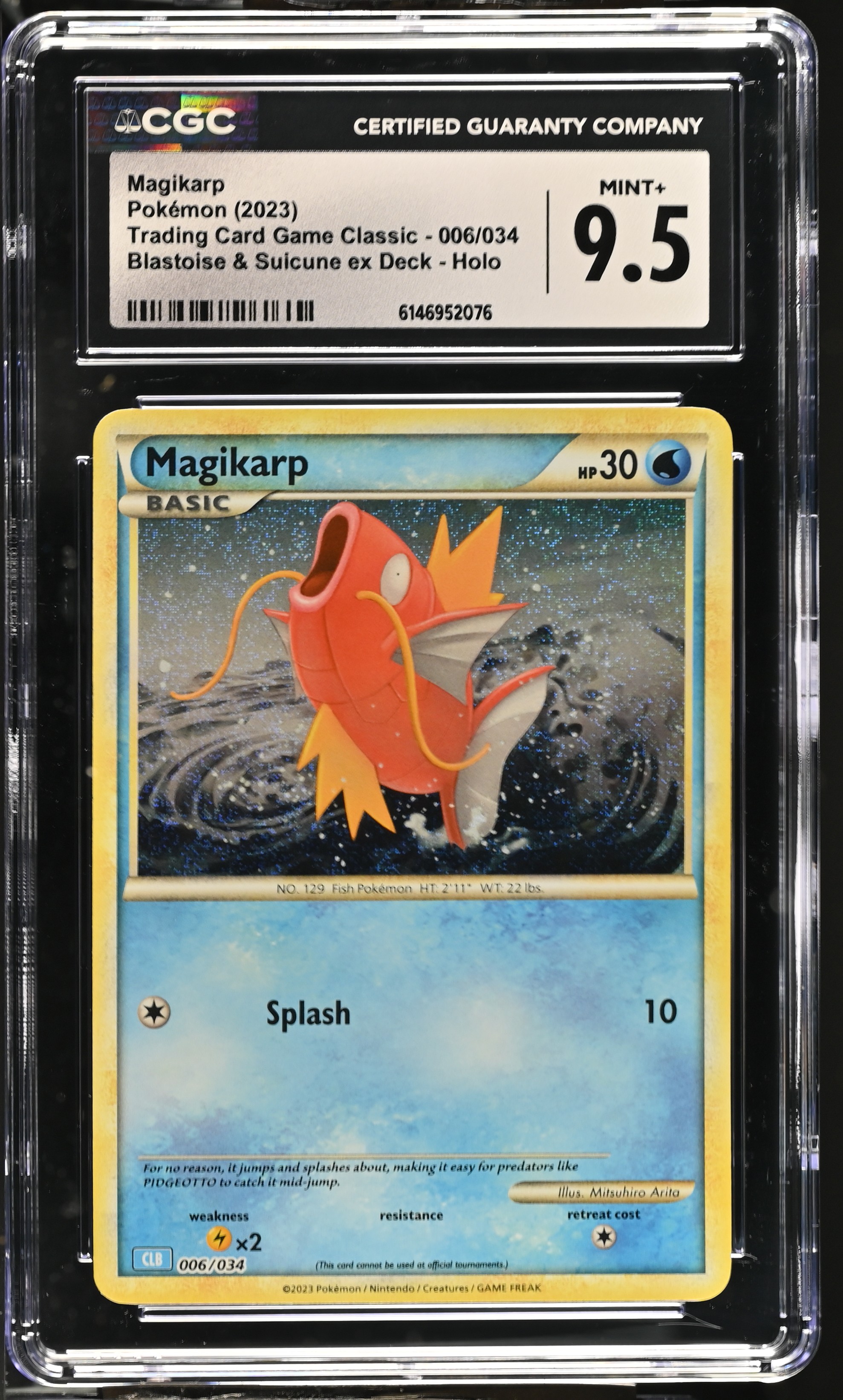 2023 Pokemon Trading Card Game Classic Magikarp Blastoise & Suicune ex Deck Holo English