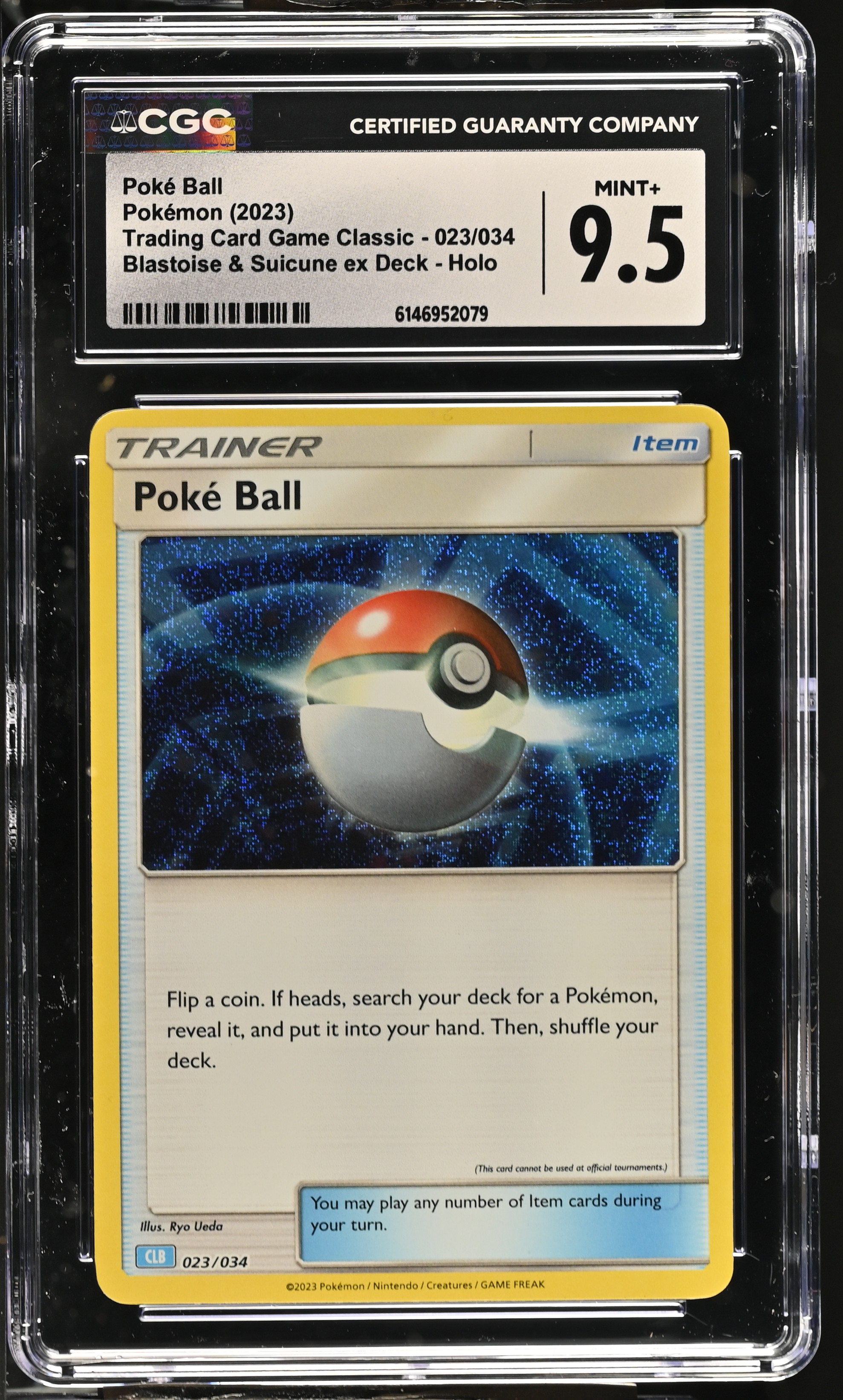 2023 Pokemon Trading Card Game Classic Poke Ball Blastoise & Suicune ex Deck Holo English