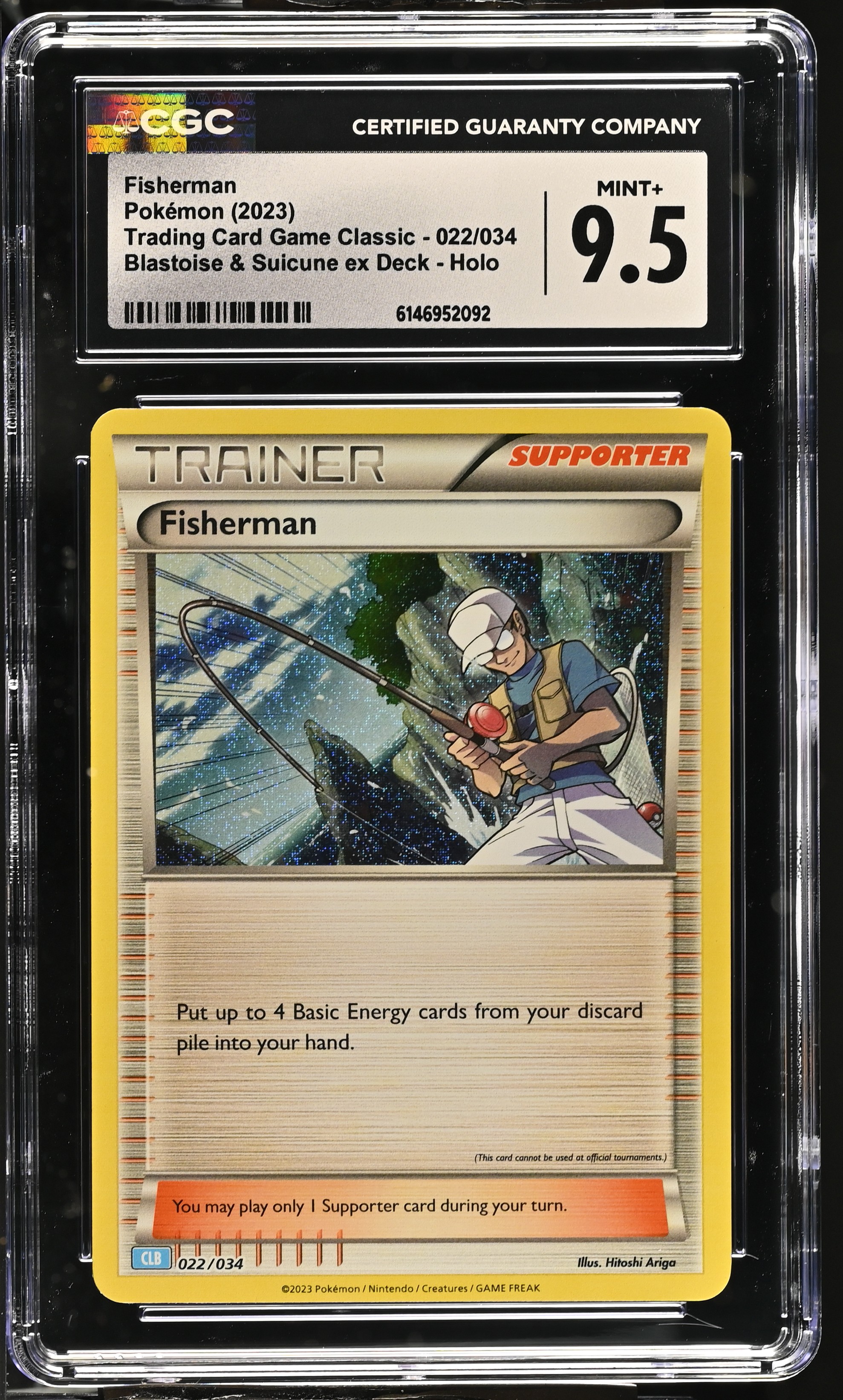 2023 Pokemon Trading Card Game Classic Fisherman Blastoise & Suicune ex Deck Holo English