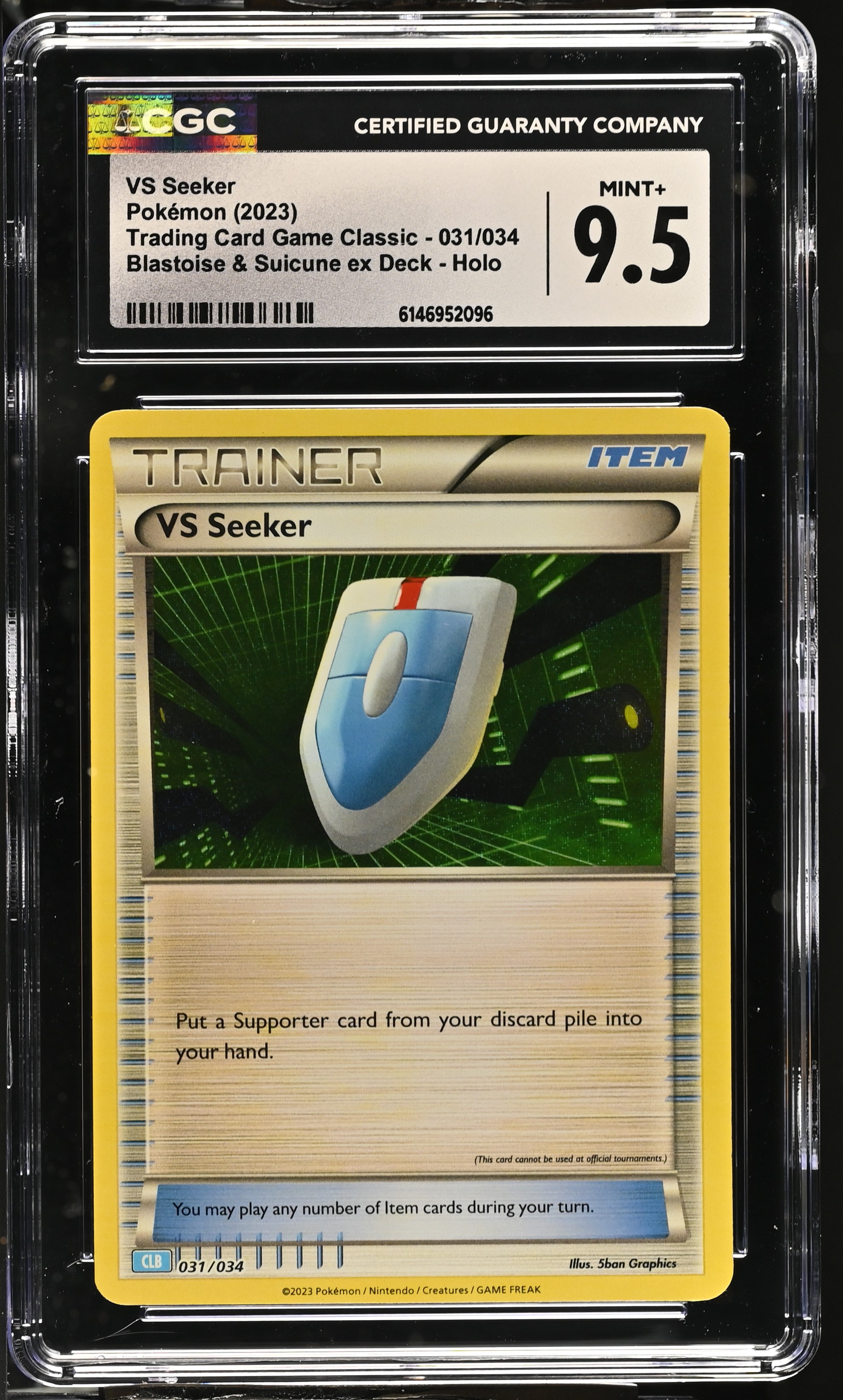 2023 Pokemon Trading Card Game Classic VS Seeker Blastoise & Suicune ex Deck Holo English