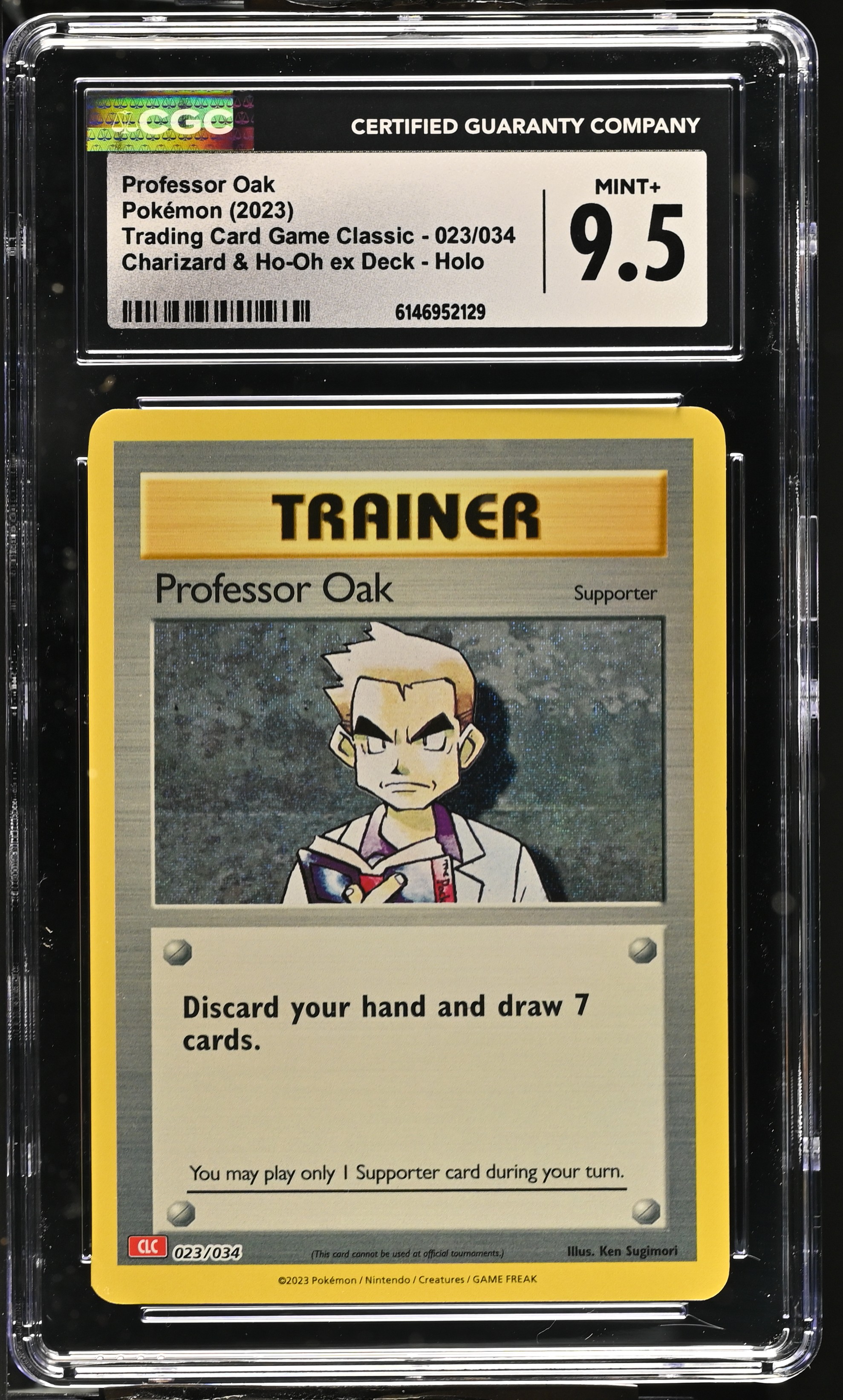 2023 Pokemon Trading Card Game Classic Professor Oak Charizard & Ho-Oh ex Deck Holo English